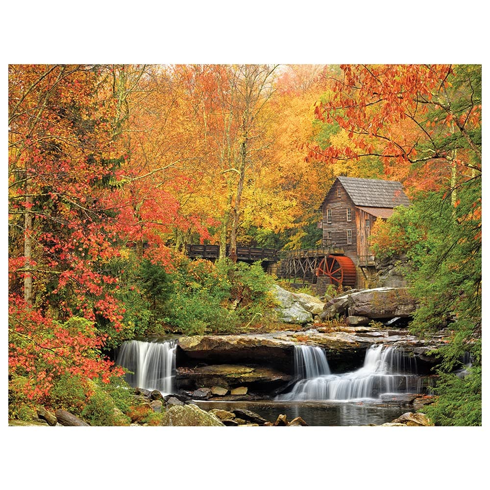 White MountainPuzzles Old Grist Mill - 1000 Piece Jigsaw Puzzle