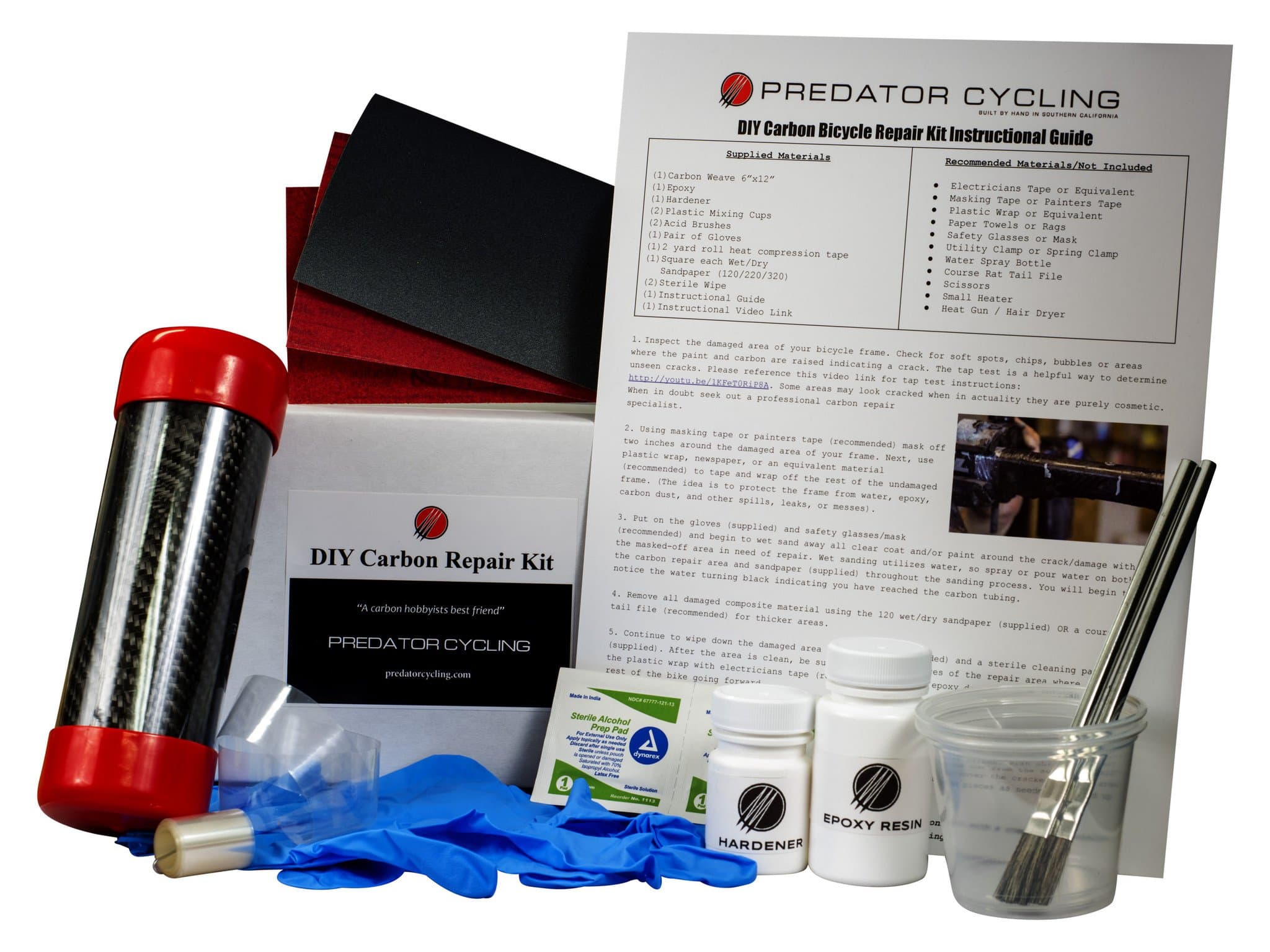 - Predator Cycling Carbon Repair Kit, Do It Your Self