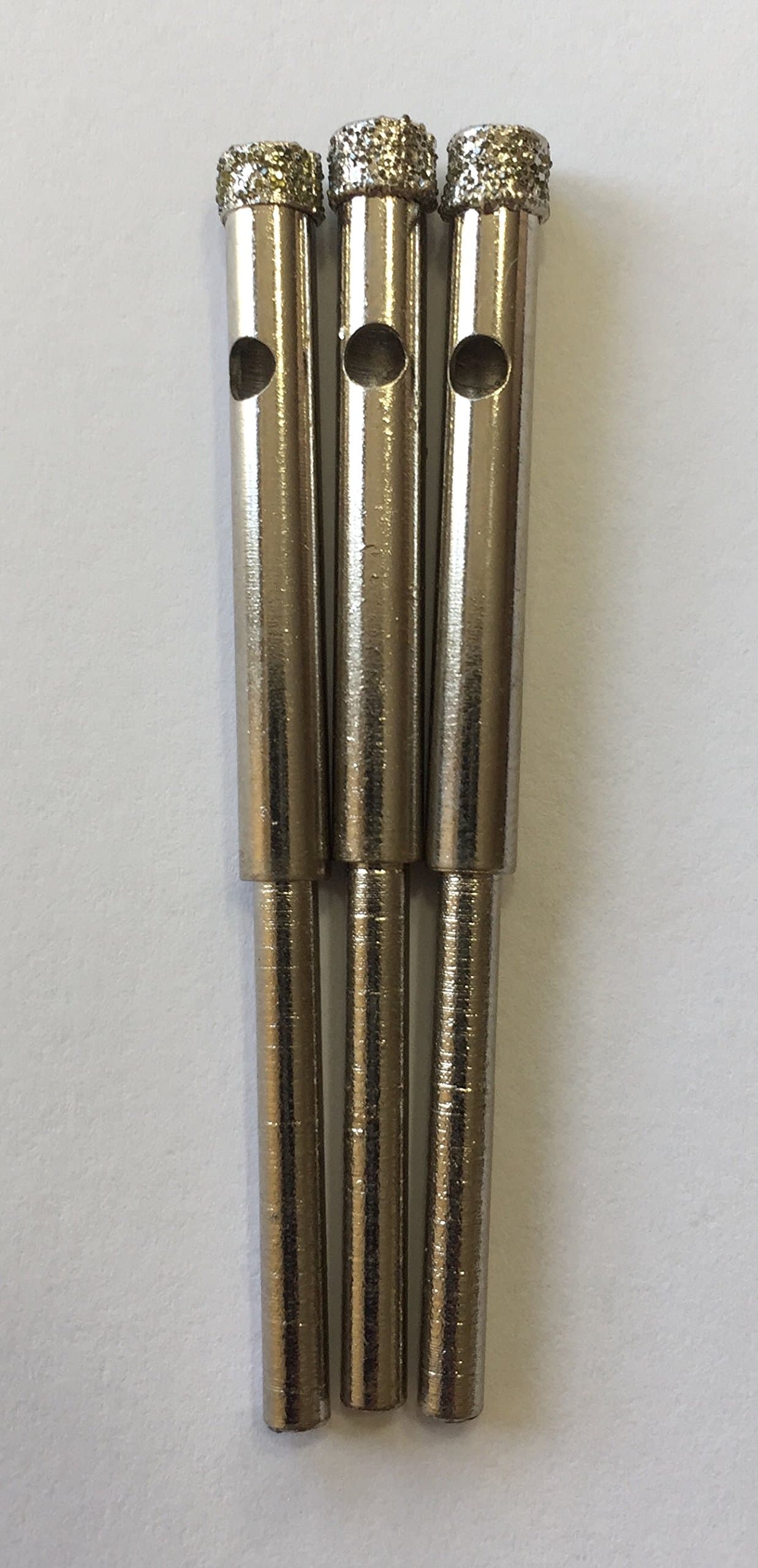 3 Pack 3/16" Diamond Core Bit Set for Dremel Tools for Glass and Tile | Beginner's Instructions Drilling Guide | Idea Guide | 316DCB 3