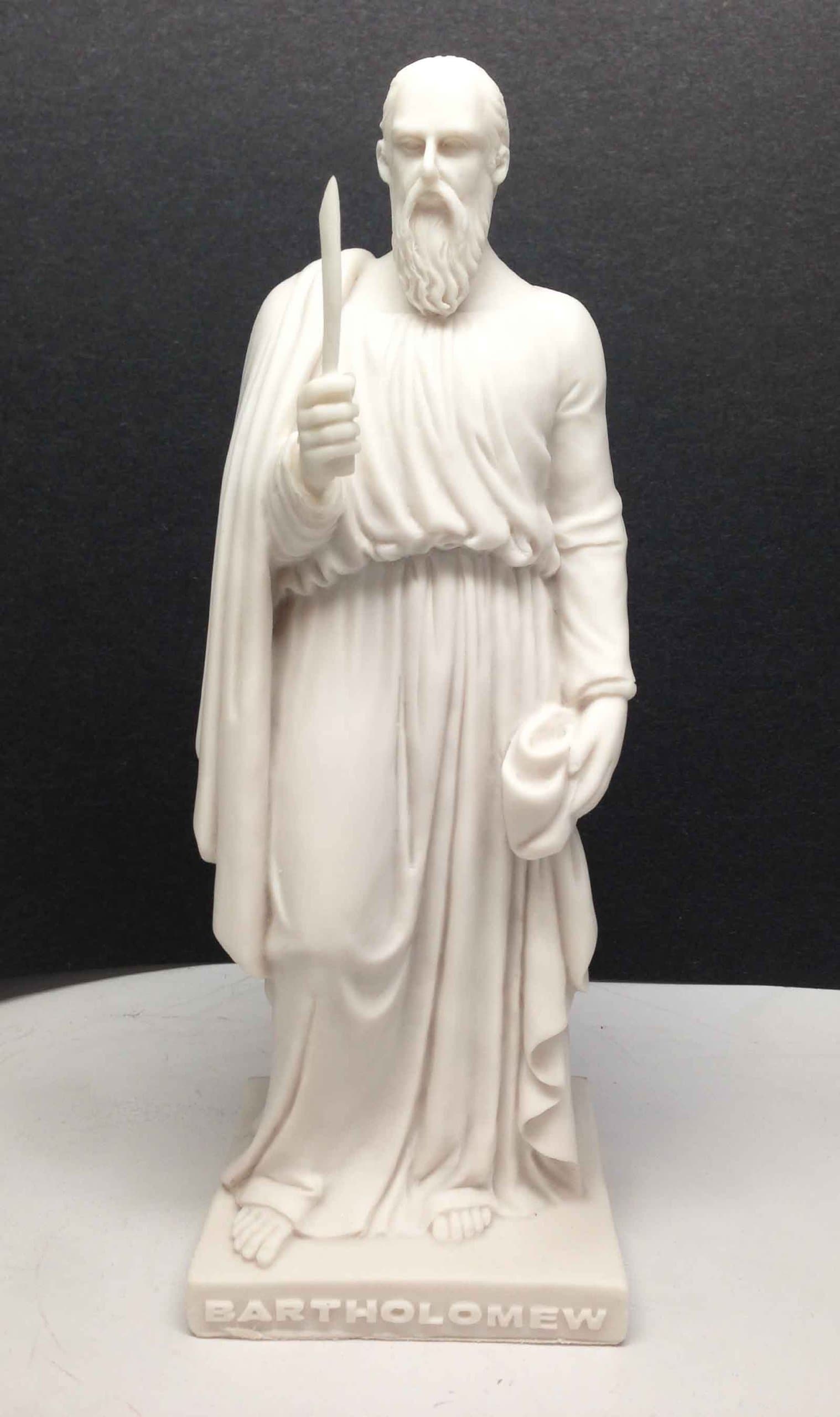 Divinity THORVALDSEN Apostle Saint Bartholomew Statue Jesus Christ Disciples 8" Series