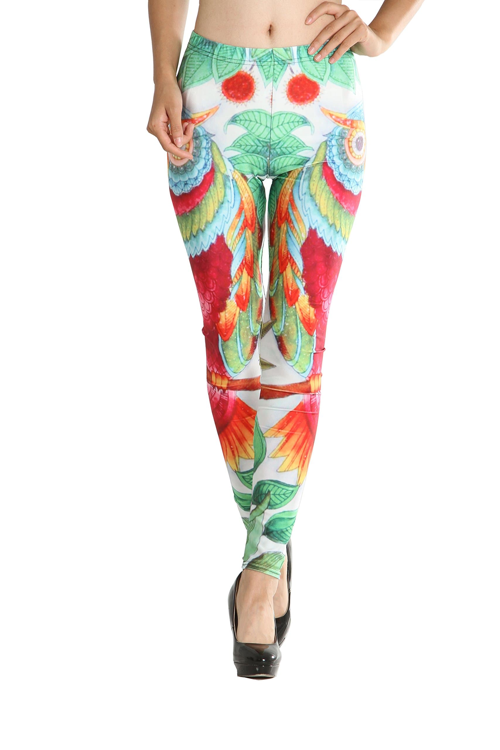 Sunnydate Women's New 2014 Fashion Seamless Printed Night Owl Leggings