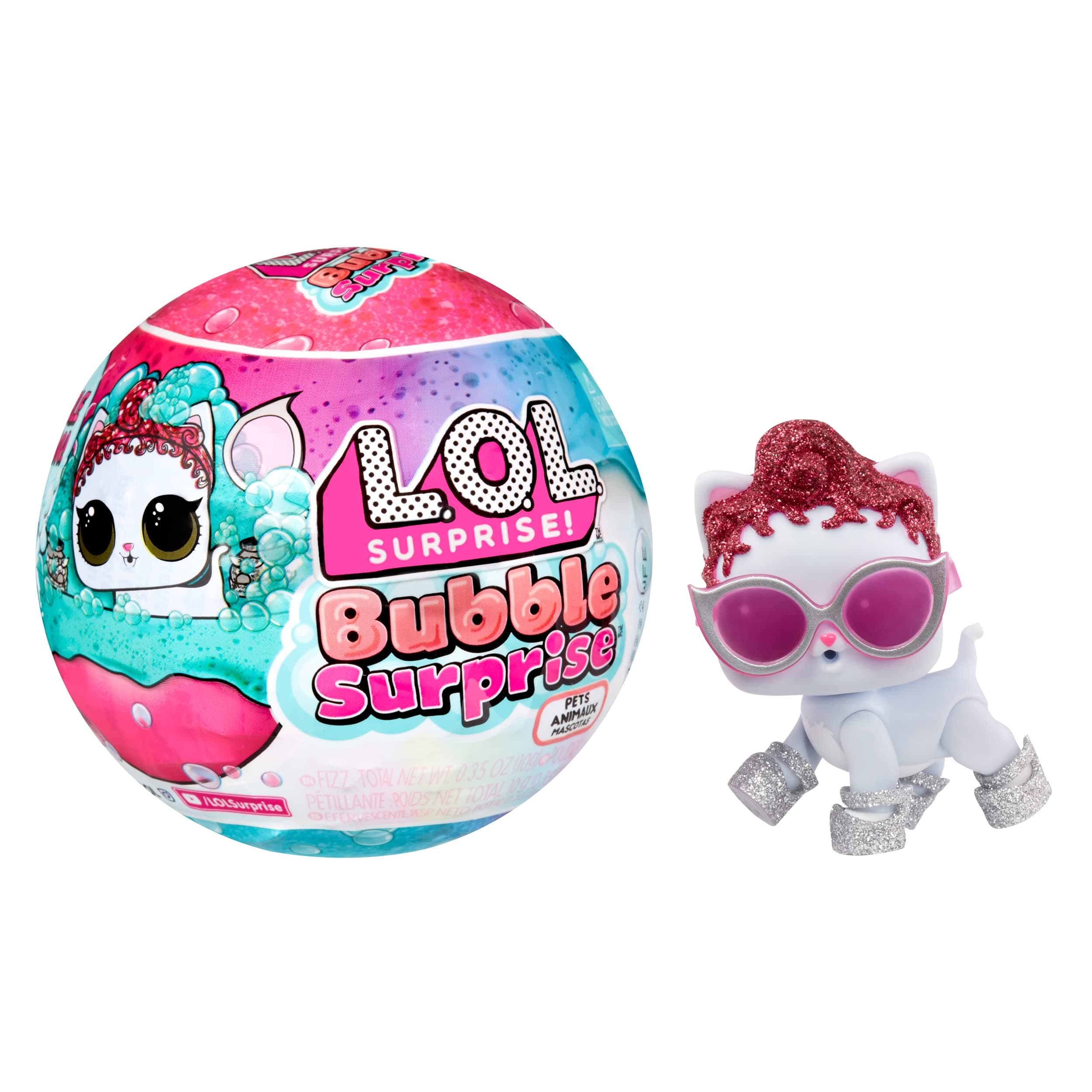 Bubble Surprise Pets - Collectible Doll, Pet, Surprises, Accessories, Bubble Surprise Unboxing, Bubble Foam Reaction - Great Gift for Girls Age 4+