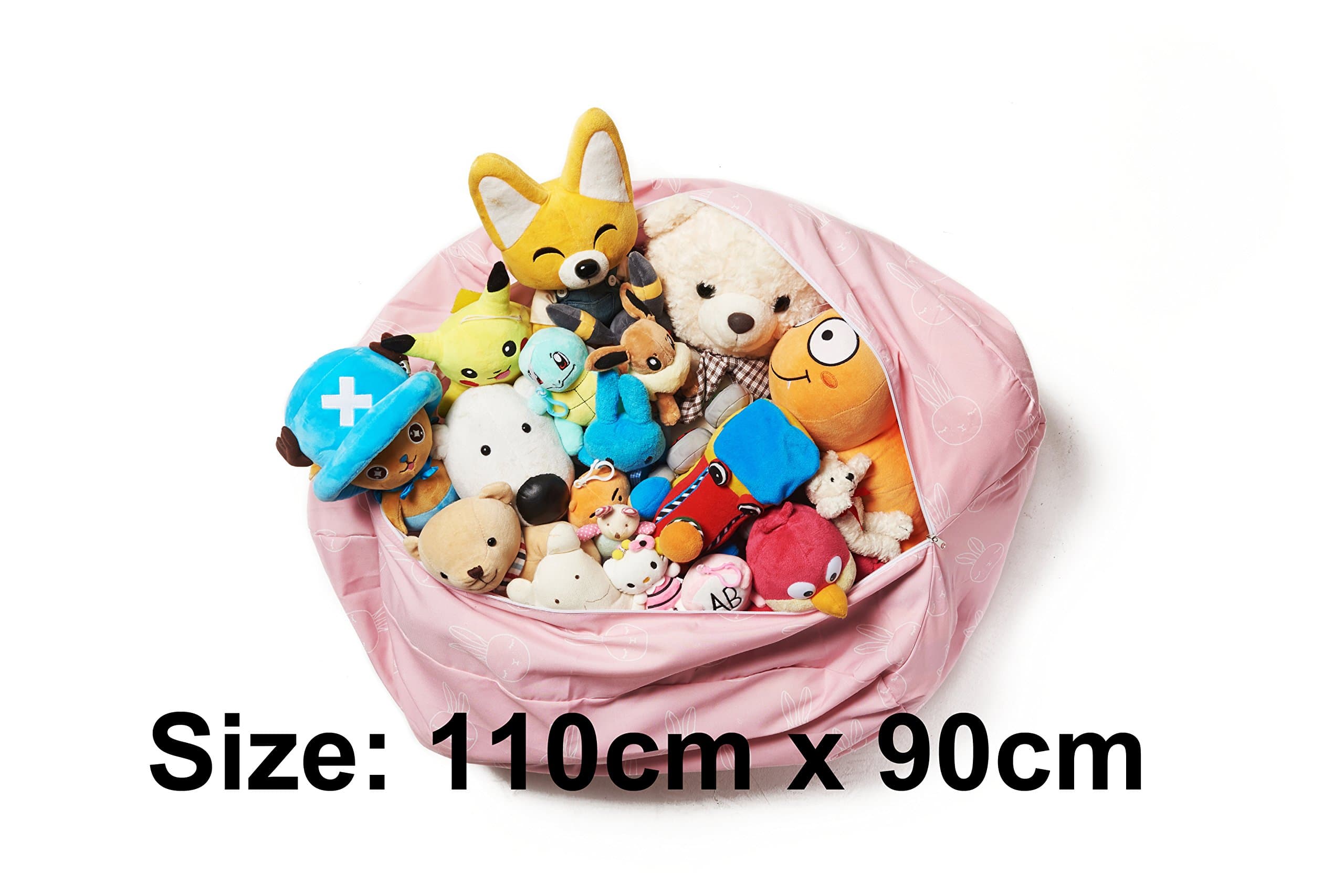 Babyjour Extra Large Jumbo Size Stuffed Animal Storage Toy Bean Bag Chair to Clean Up Toys