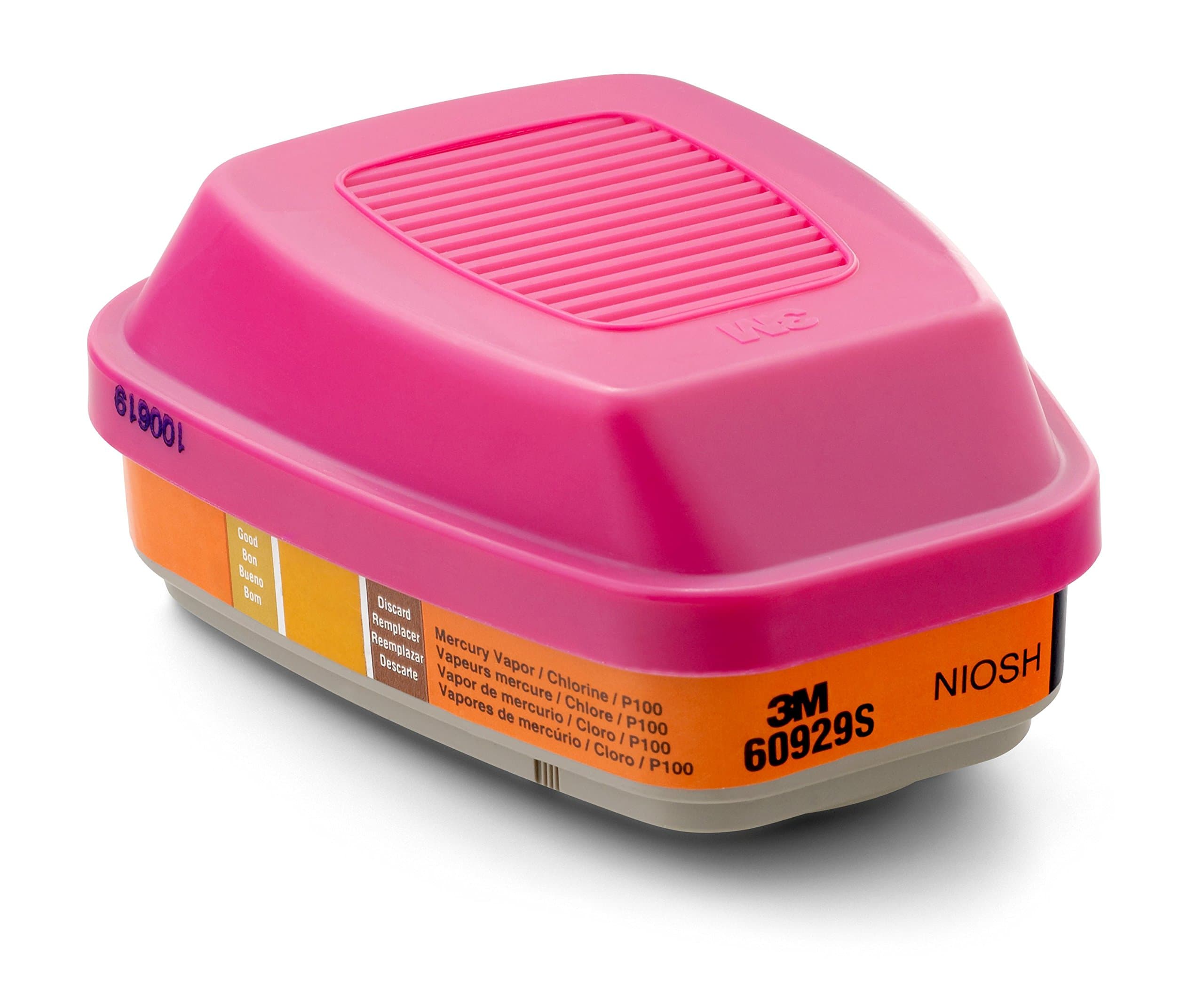 3M Mercury Vapor or Chlorine, Particulates and Sulfur Dioxide 60929S Respirator Cartridge