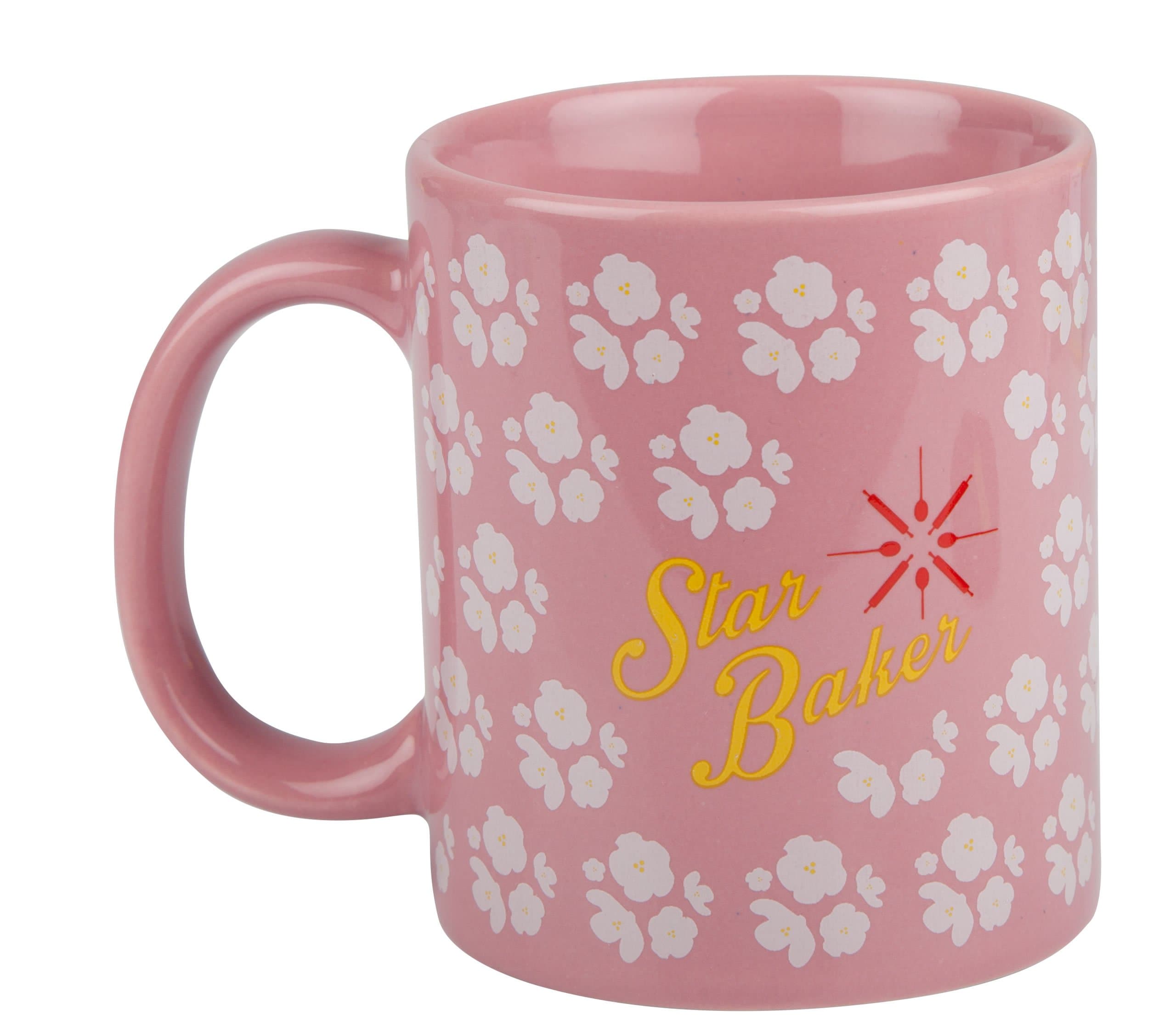 Great British Bake Off 88200406C Star Baker GBBO Printed Gift Mug, Pink