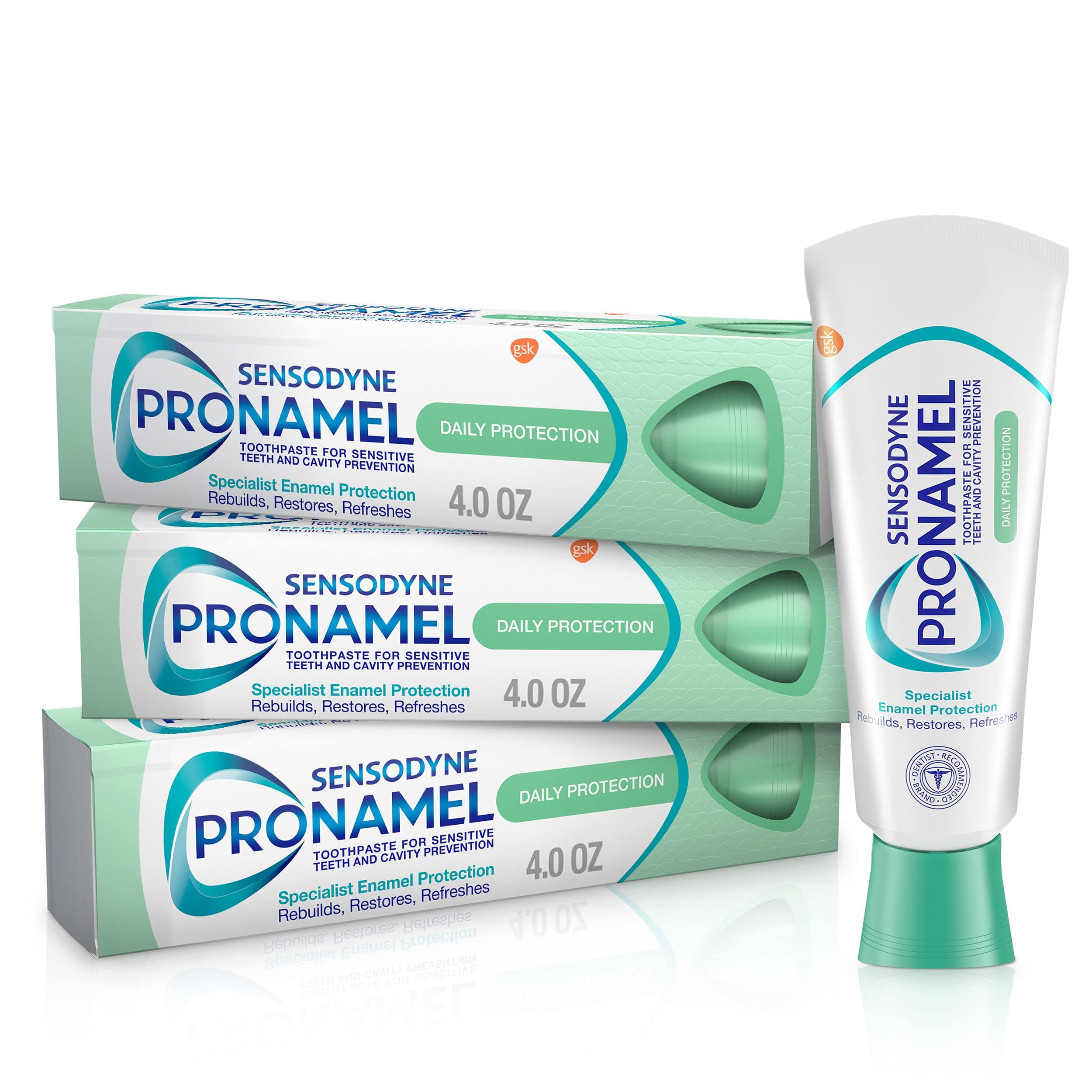 Sensodyne ProNamel Mint Essence Toothpaste, 4 oz (Pack of 3)