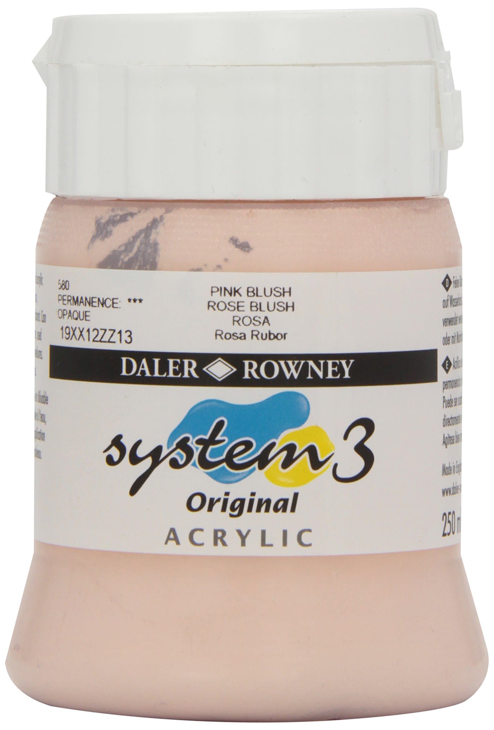 Daler - Rowney System 3 250ml Paint Ink Pot - Pink Blush