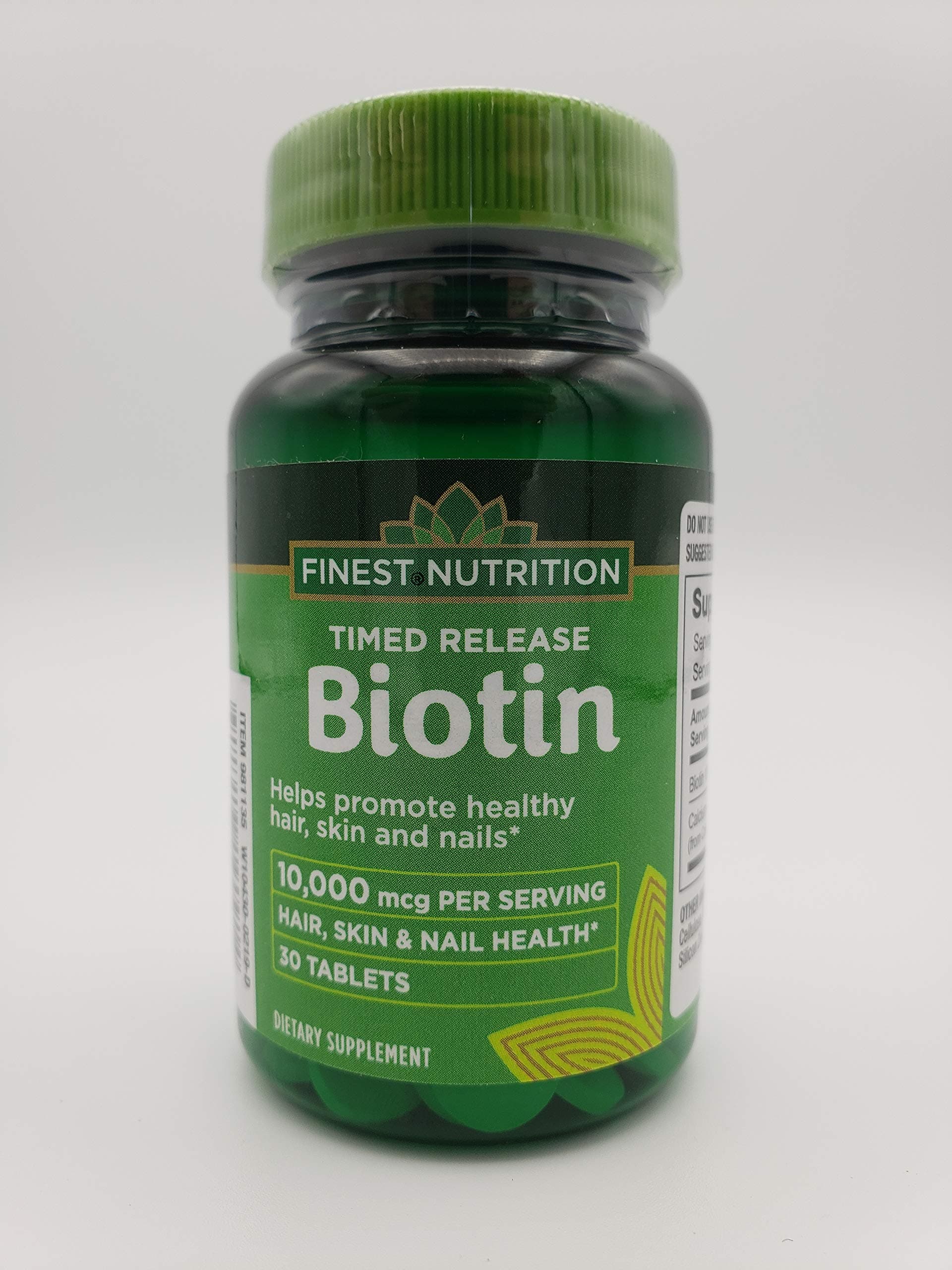 Finest Nutrition Biotin 10000 mcg Tablets Time Released