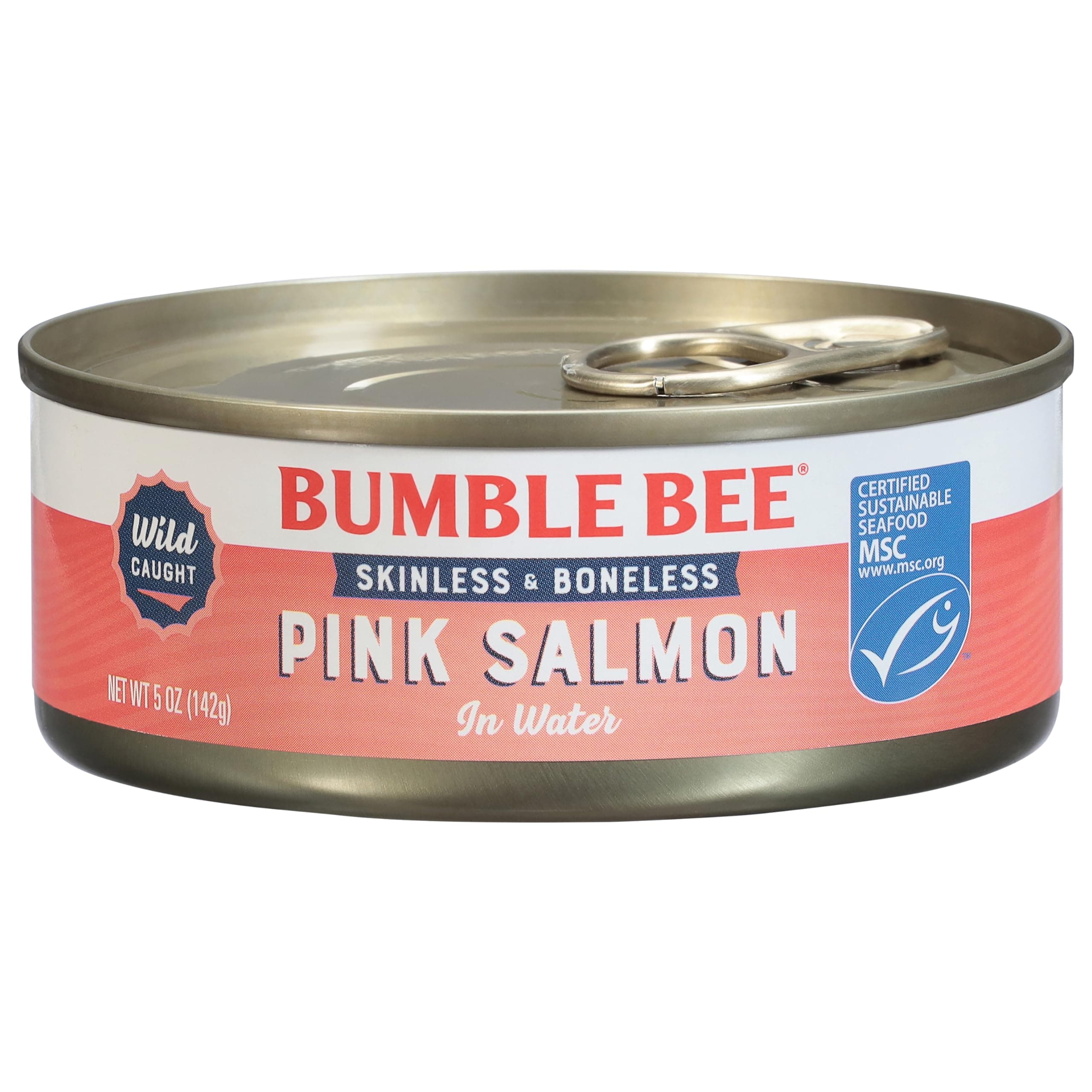 Bumble Bee Skinless & Boneless Chunk Light Pink Salmon in Water, 5 Oz