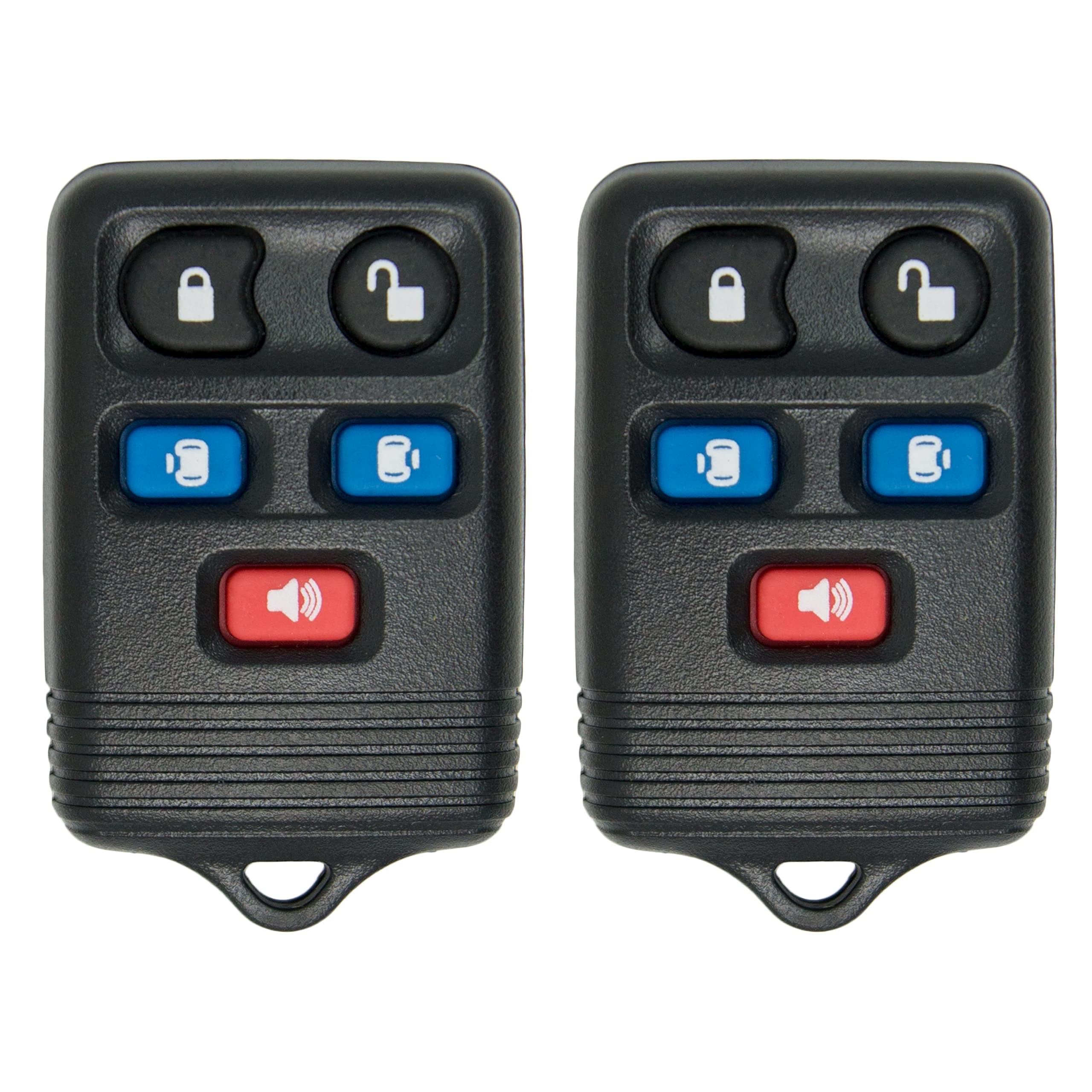 Keyless2Go Replacement for New Keyless Entry Remote Car Key Fob for Select Freestar Windstar Monterey Blackwood Vehicles That Use CWTWB1U511 (2 Pack)