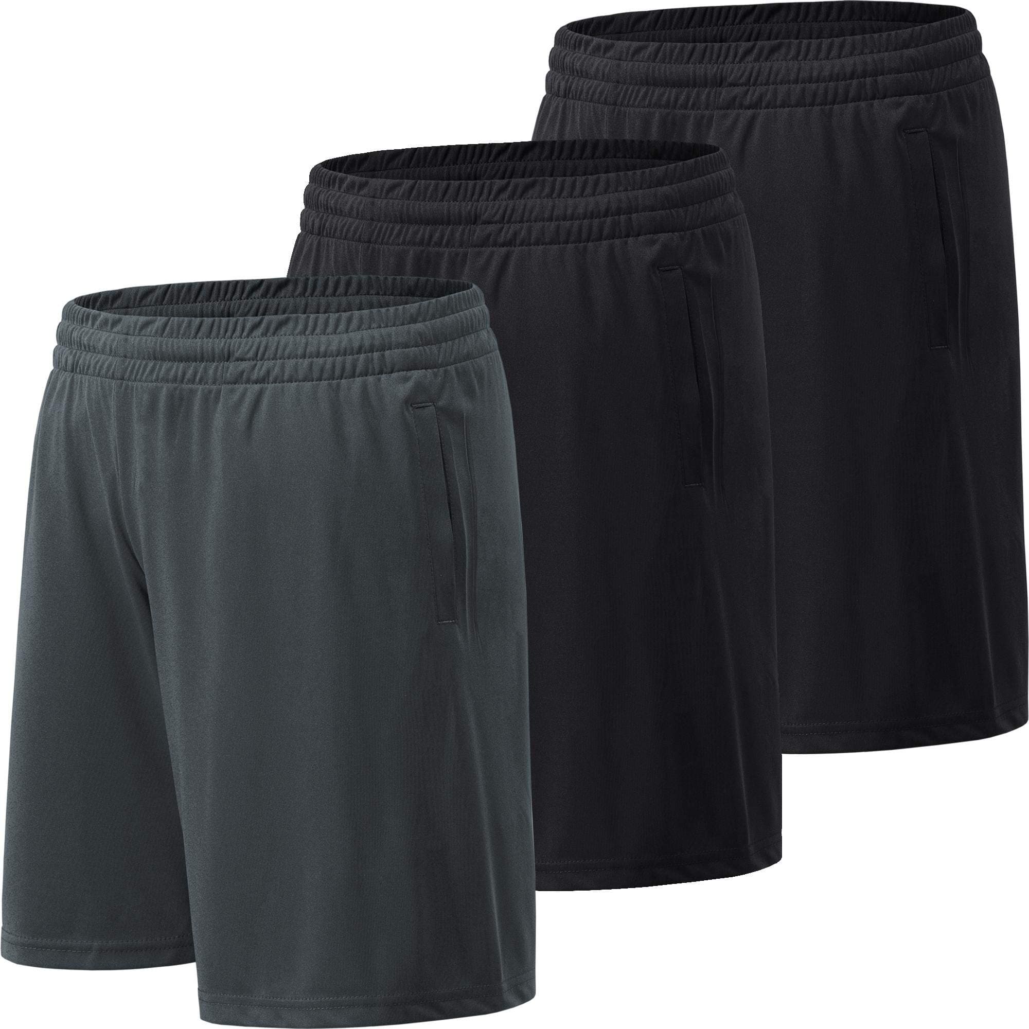 MCPOROMens Athletic Shorts with Pockets Quick Drying Activewear for Gym Workout