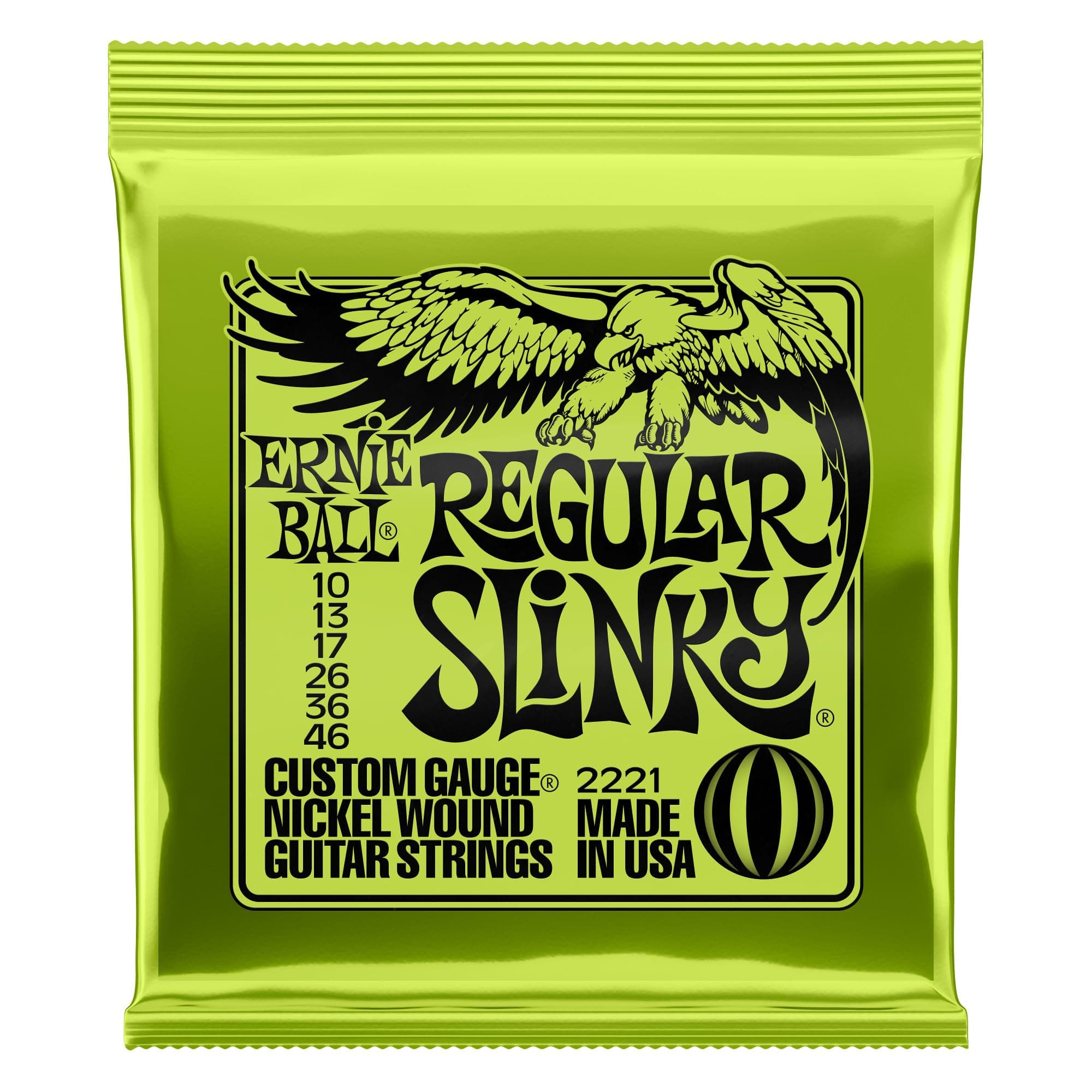 Ernie Ball 2221 Regular Slinky Nickel Wound Set (10-46)