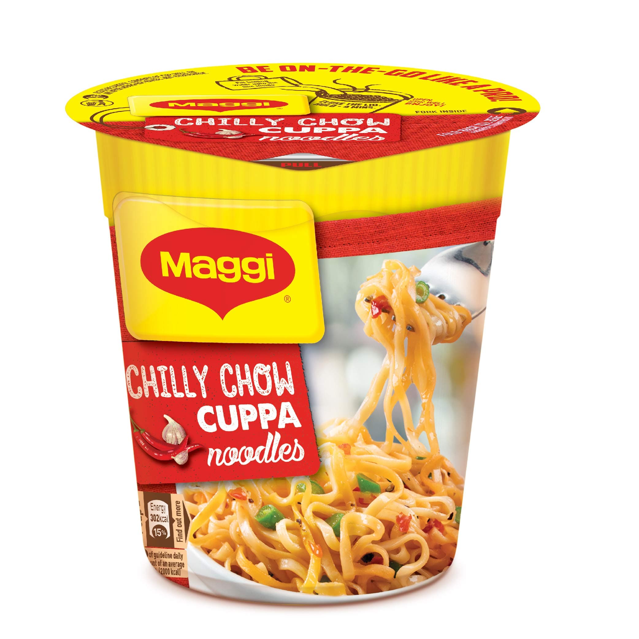 Nestle Maggi Cuppa Noodles, Chilli Chow - 70g Cup