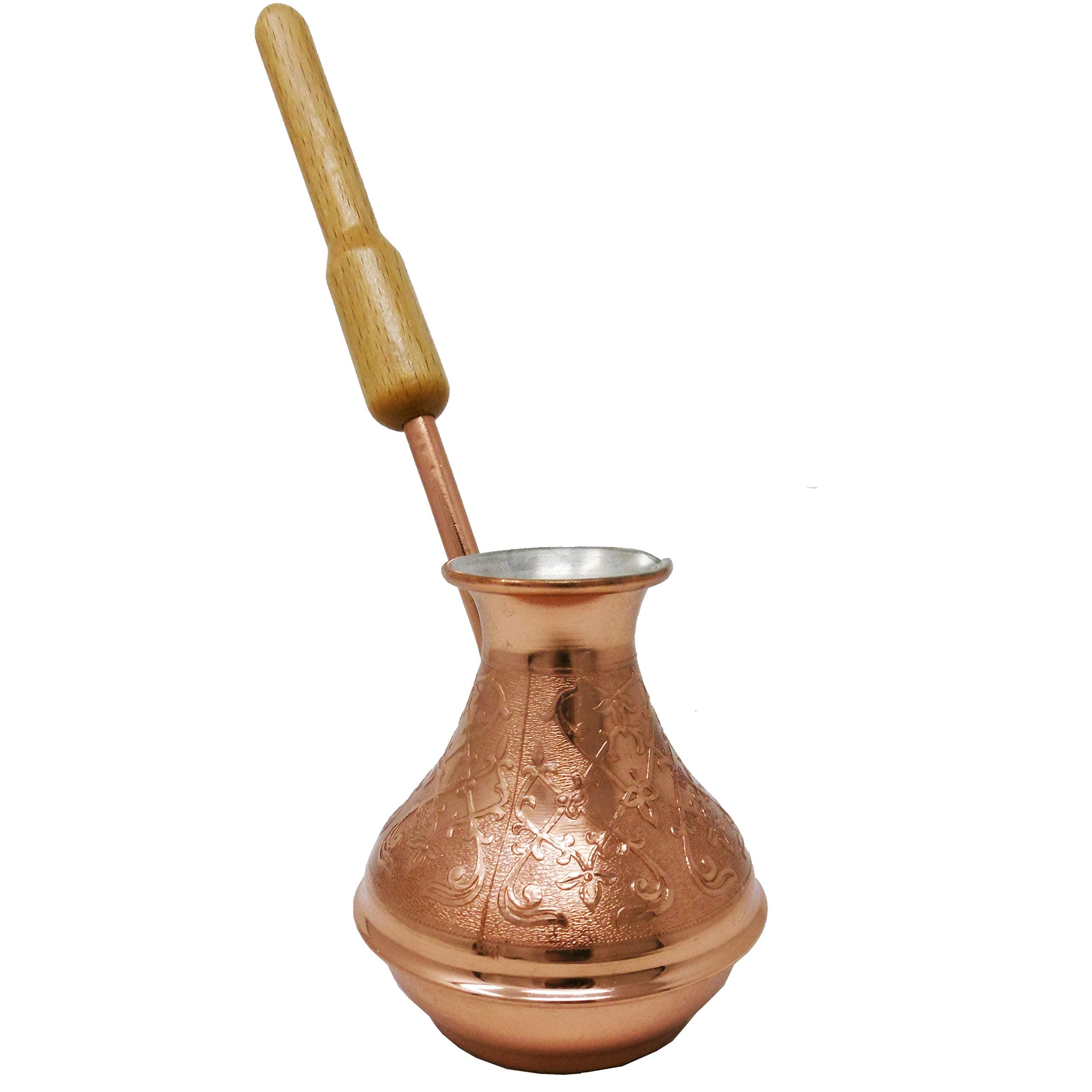 Turkish-Greek Coffee Pot -"Turka" - Copper metal - 350 ml - Made in Russia