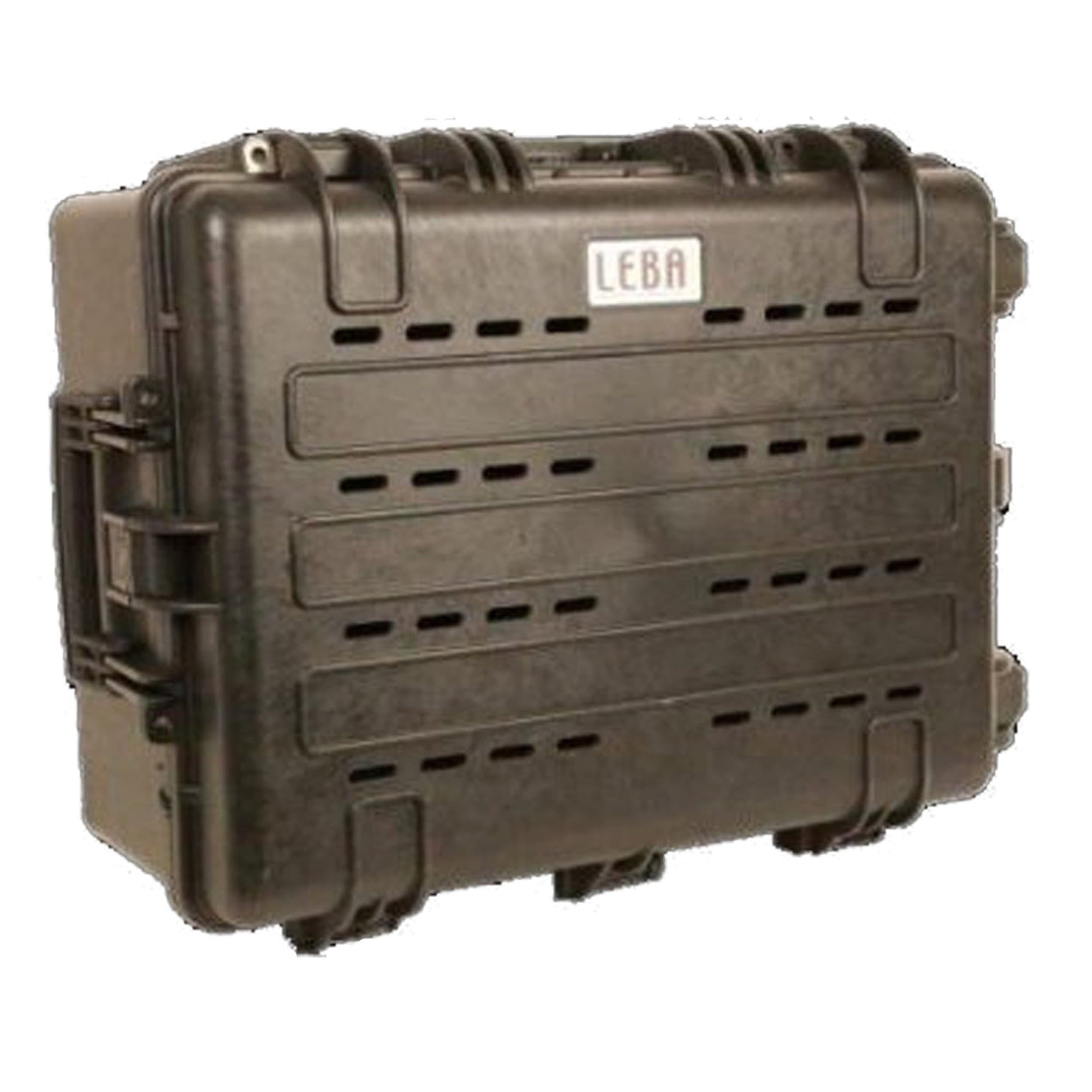 Leba NoteCase Rome Rugged Transporter, Large Hard Durable High Impact Plastic Carry Flight Case, Store Charge and Sync, 16 Bay, Storage, Charging & Sync Case for all 7" inch iPad & Android Tablet Devices in Cases - NCASE-SYNC16MINI