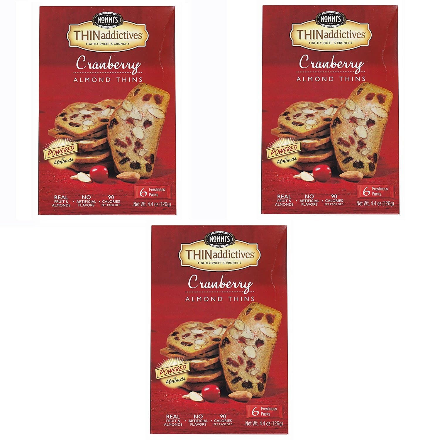 Nonni's Biscotti Crnbry Almd Thns 4.5 oz