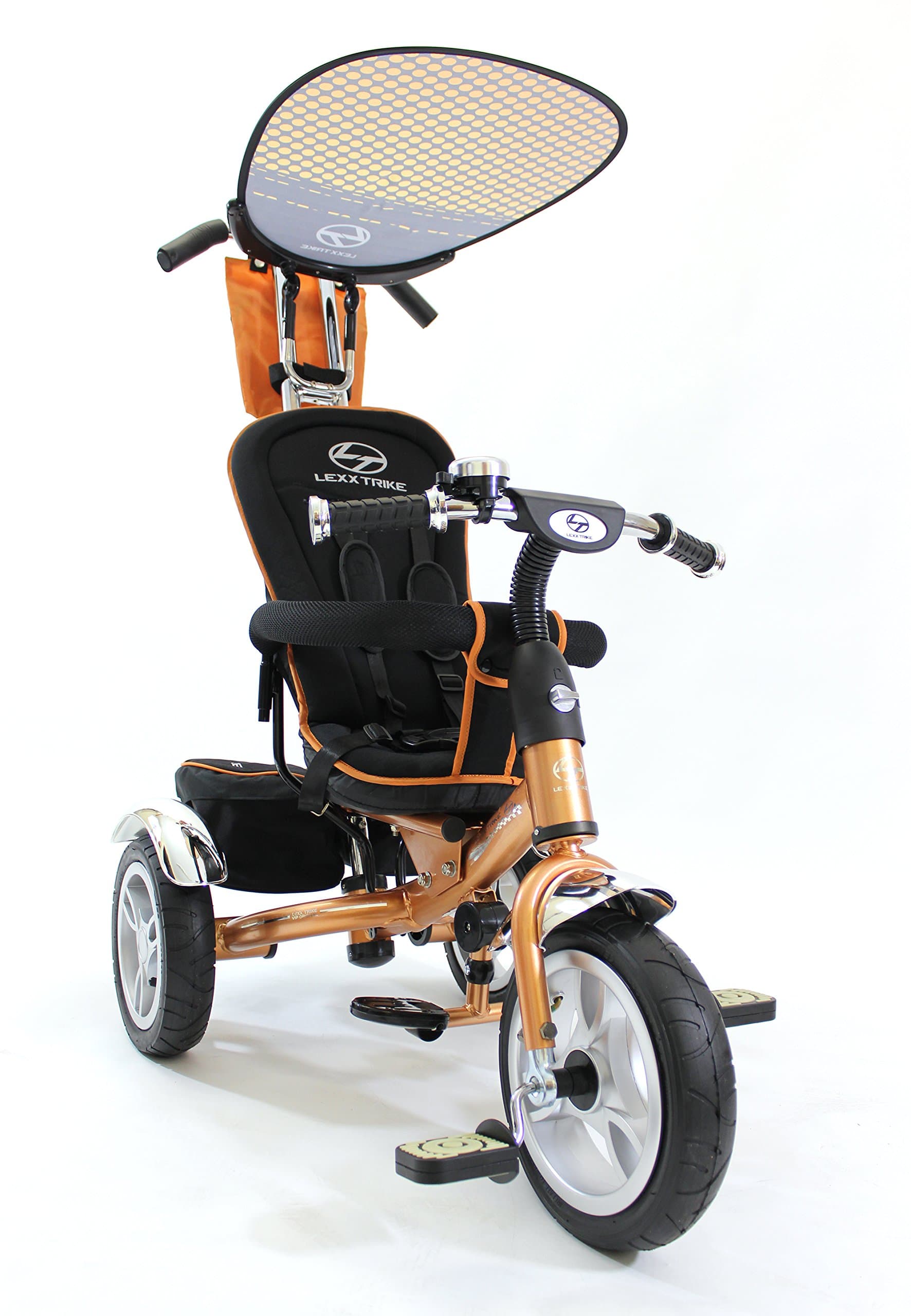 4-in-1 Lexx VIP 2015 Premium Kid’s Trike, 3 Wheel Bike for Children – Gold Colour