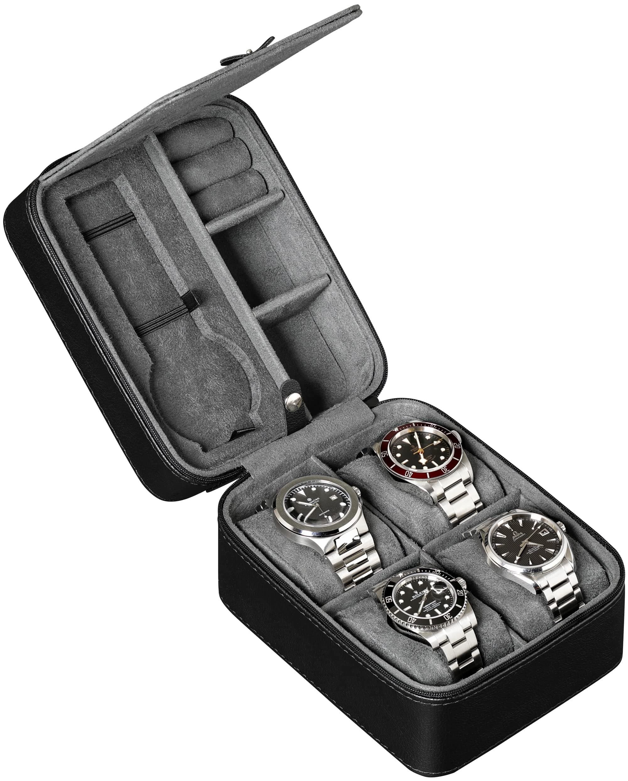 5 Slot Watch Travel Case Storage Organizer