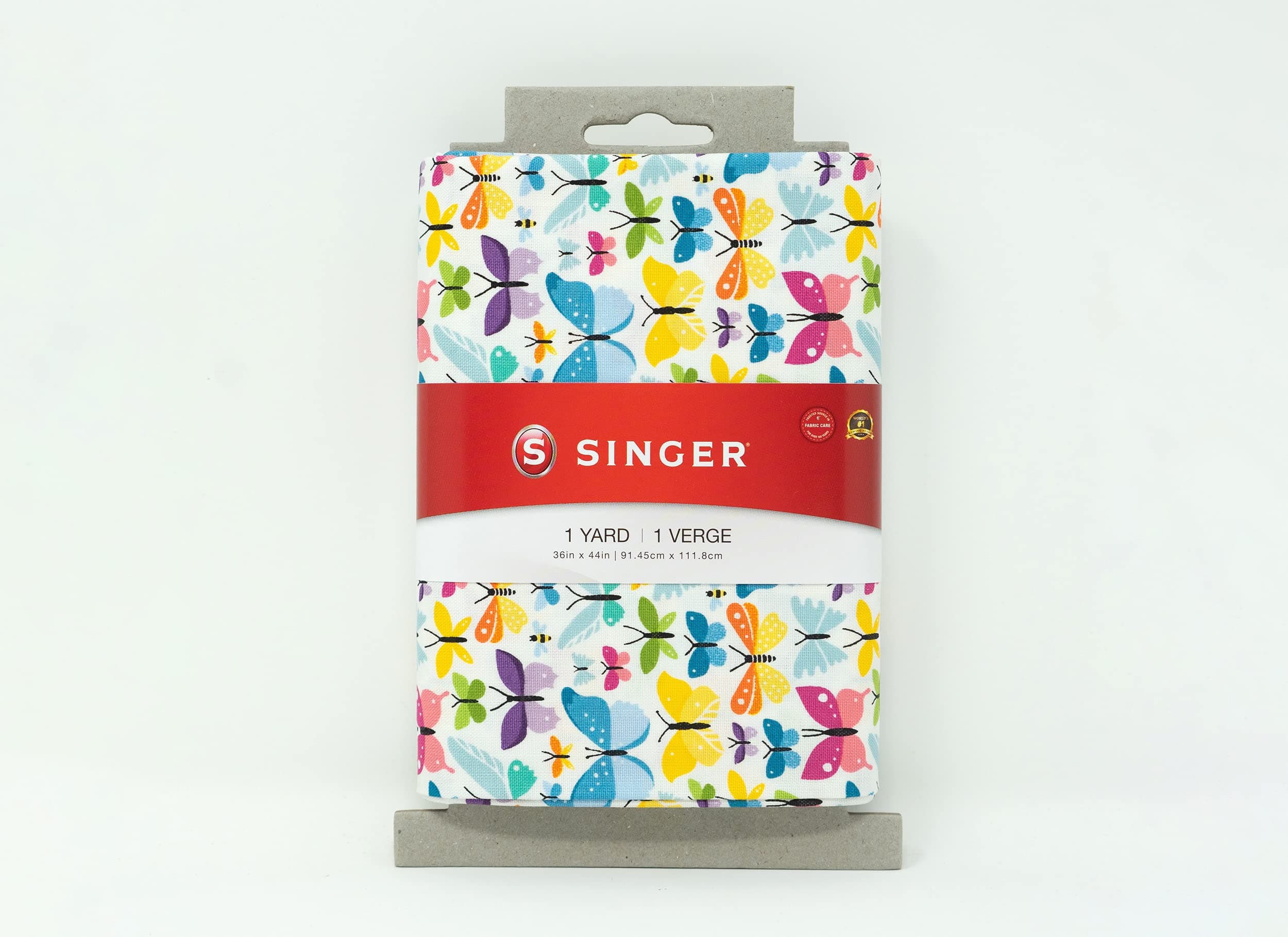 Singer Fabrics, 100% Cotton, Multi Butterfly, 1 Yard Cut