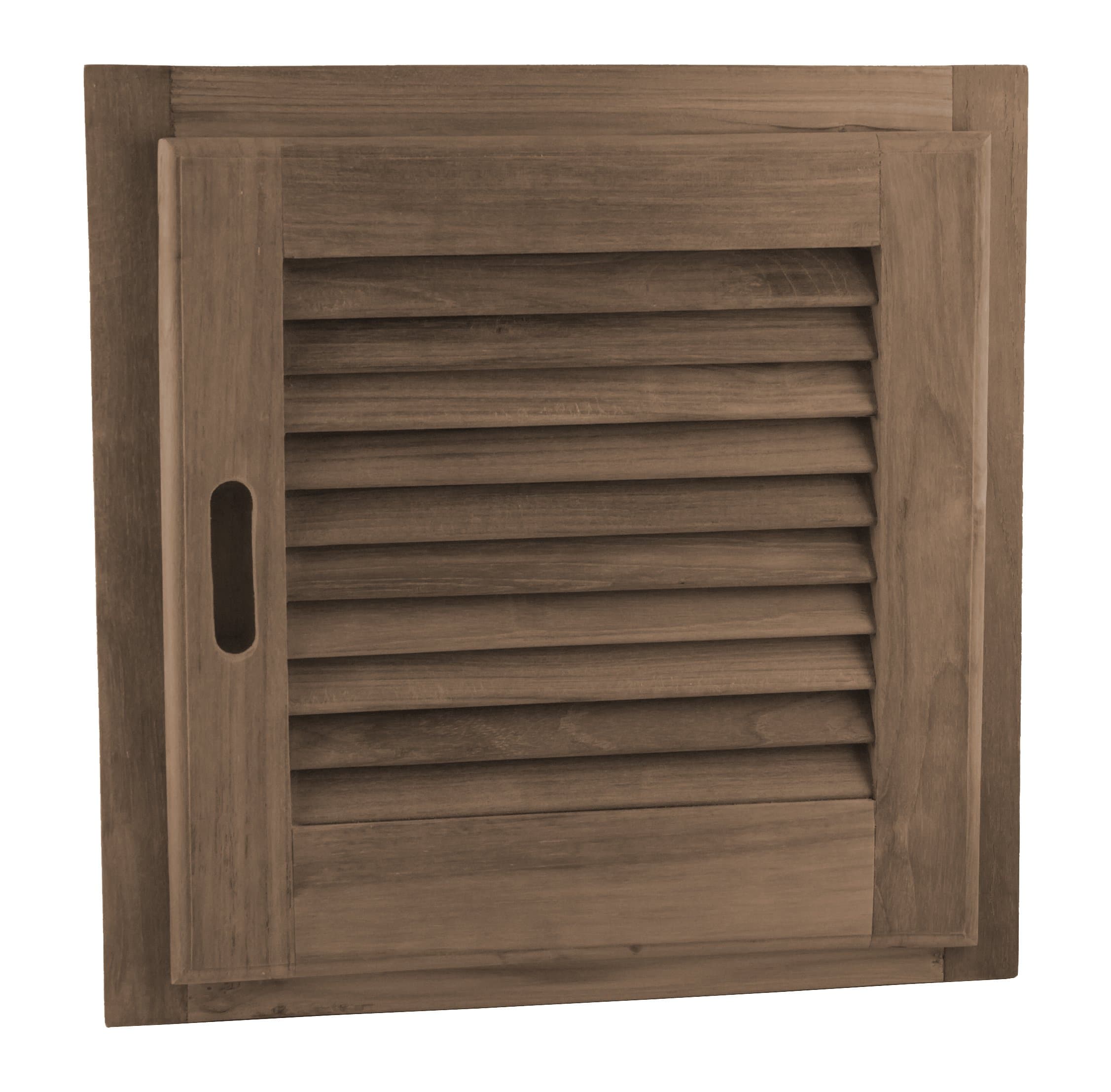SeaTeak Teak Louvered Door and Frame