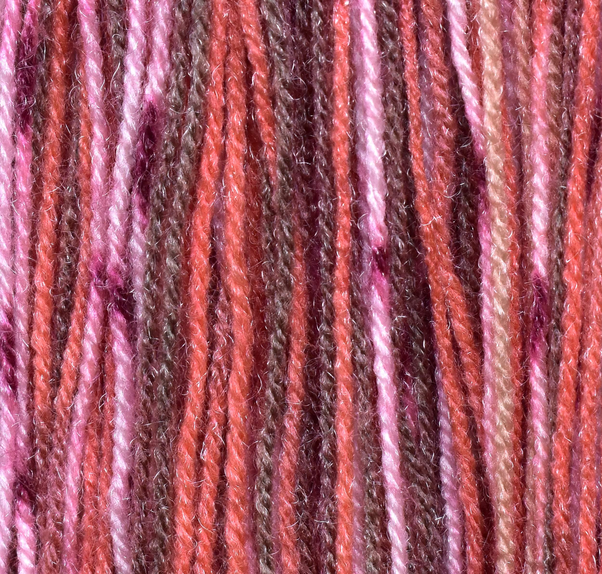 GANGA Glow Knitting Yarn Wool, Icey Pink 200 gm Woolen Crochet Yarn Thread. Best Used with Knitting Needles, Crochet Needles. SIMI Enterprise Wool Yarn for Knitting. Best Woolen Thread.