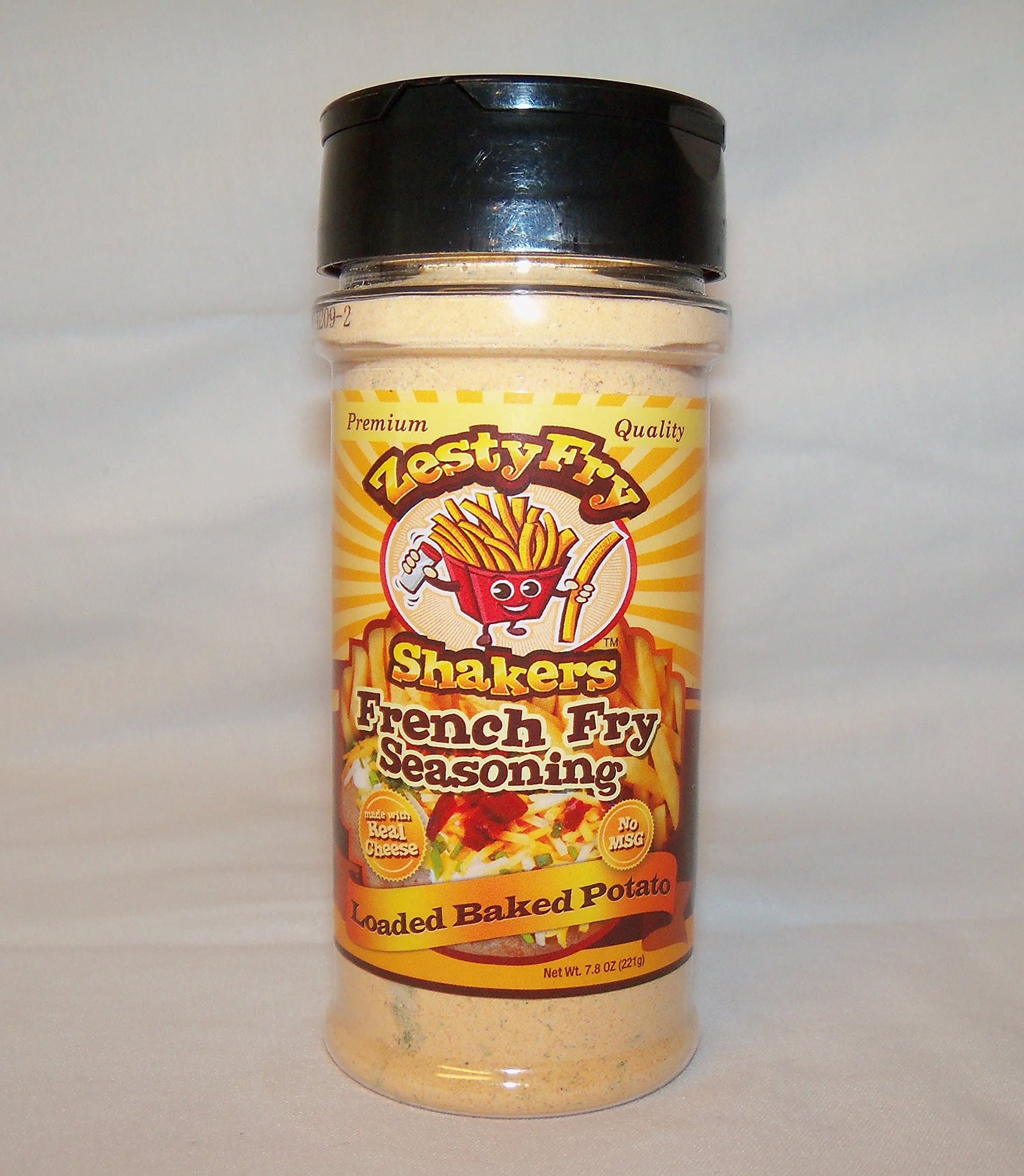 Zesty Fry Loaded Baked Potato French Fry Seasoning Bottle, 6 Ounces