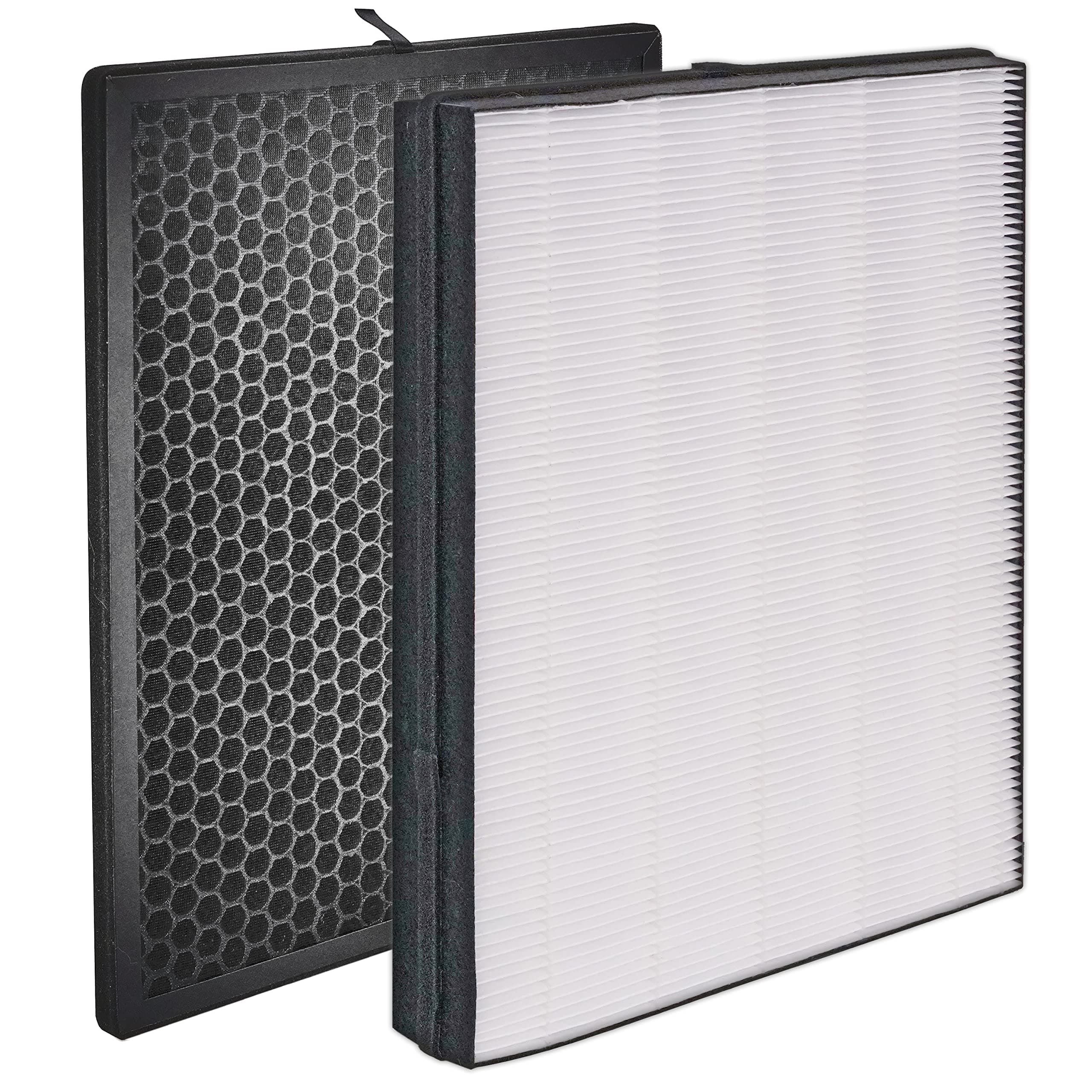 OmaeonFY2422 NanoProtect Hepa and FY2420 Carbon Filters Replacement set for Philips AC2889, AC2882, AC2887, AC2880, 2000, 2000i Series Air Purifiers and AC3829, AC3821 Air Humidifiers (2 Pcs)