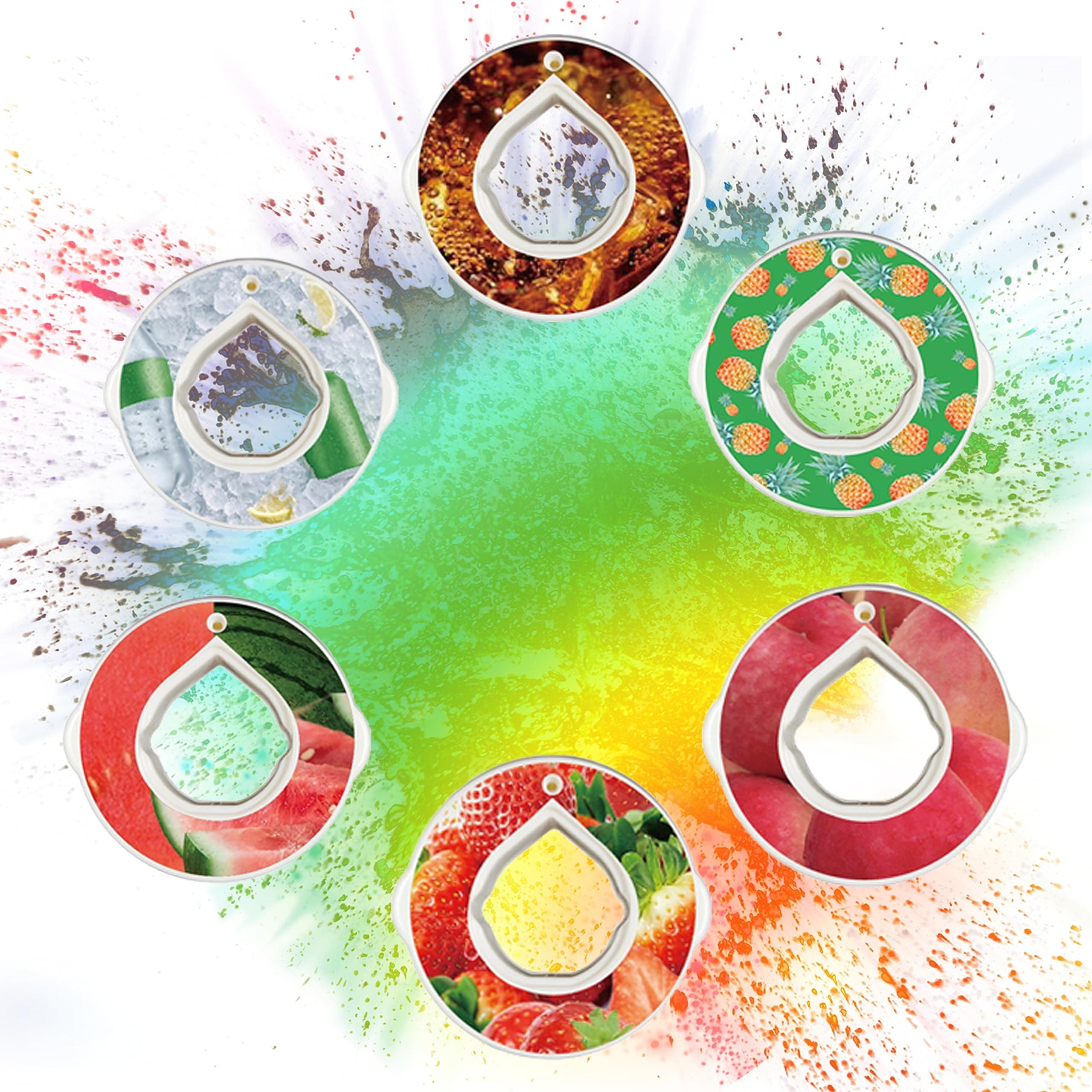 MEETDUMPL Compatible With Air Up Water Bottle and Flavor Pods, Suitable for Gym, Running, Outdoor Sports (6 Flavor)