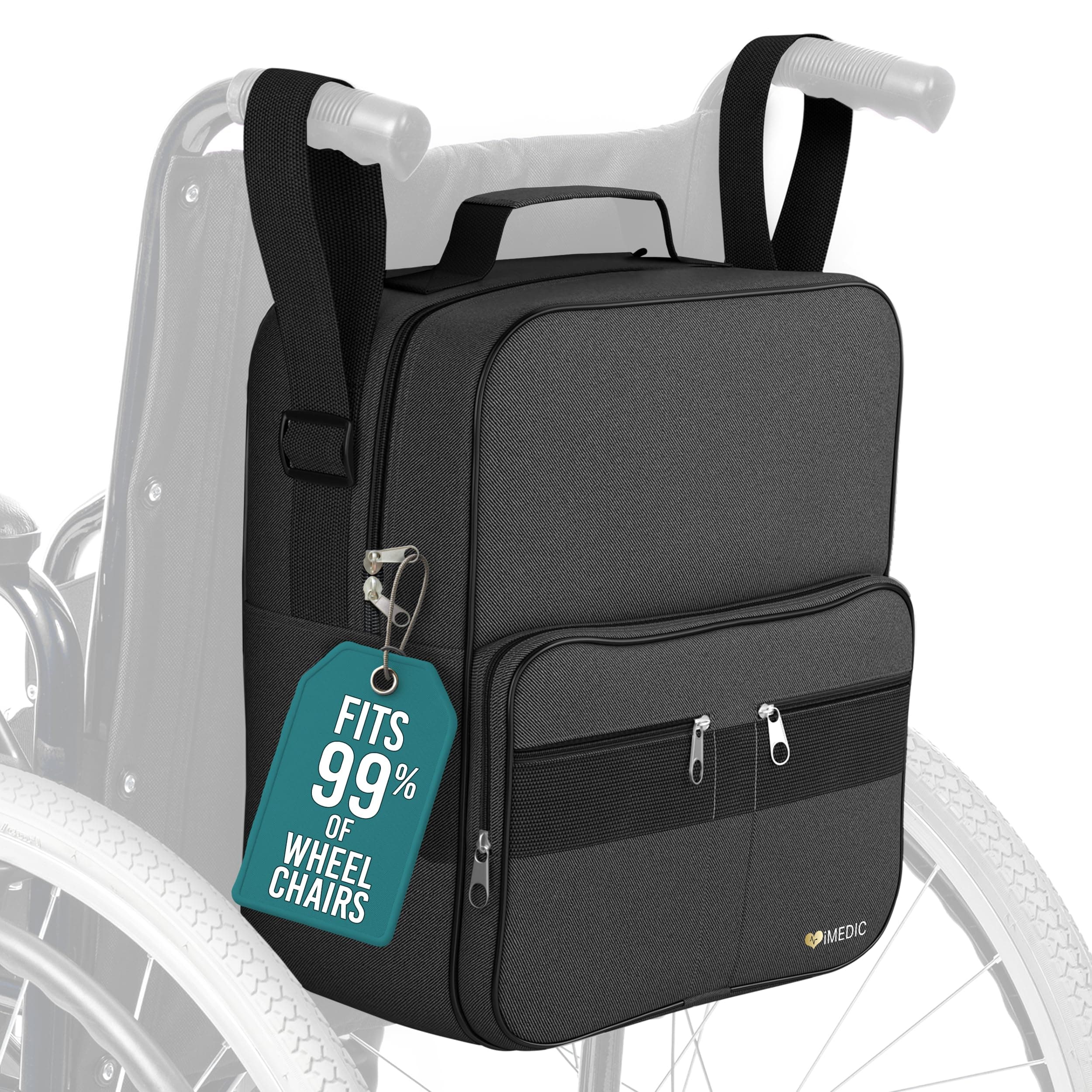 Wheelchair Shopping Bag Waterproof Strong Durable & Easy To Fit