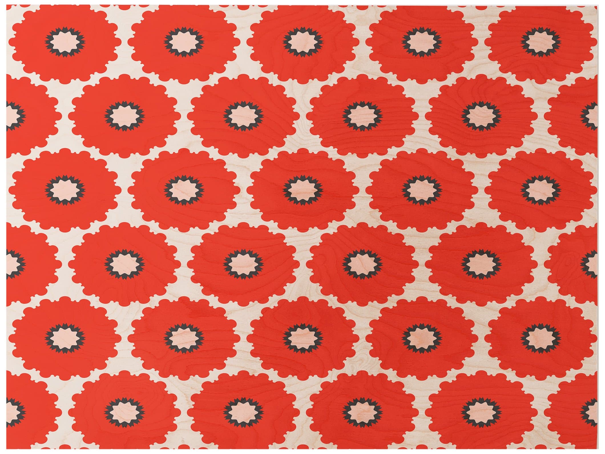 Deny Designs Holli Zollinger Coral Pop Printed Wood Art