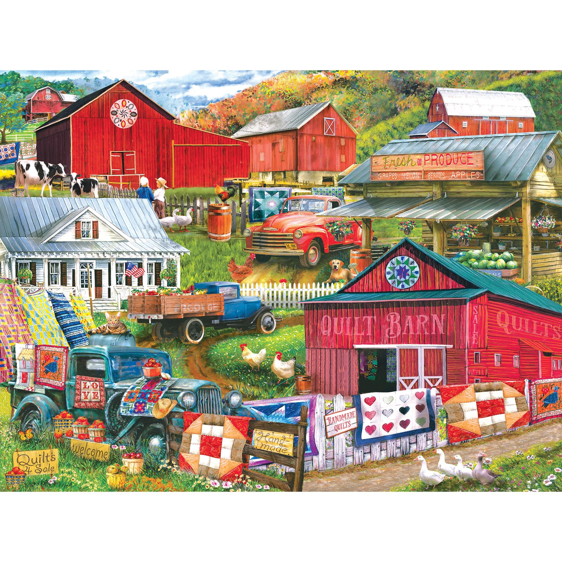 Puzzle Collector - Country Compilation - 300XL Piece Jigsaw Puzzle for Adults
