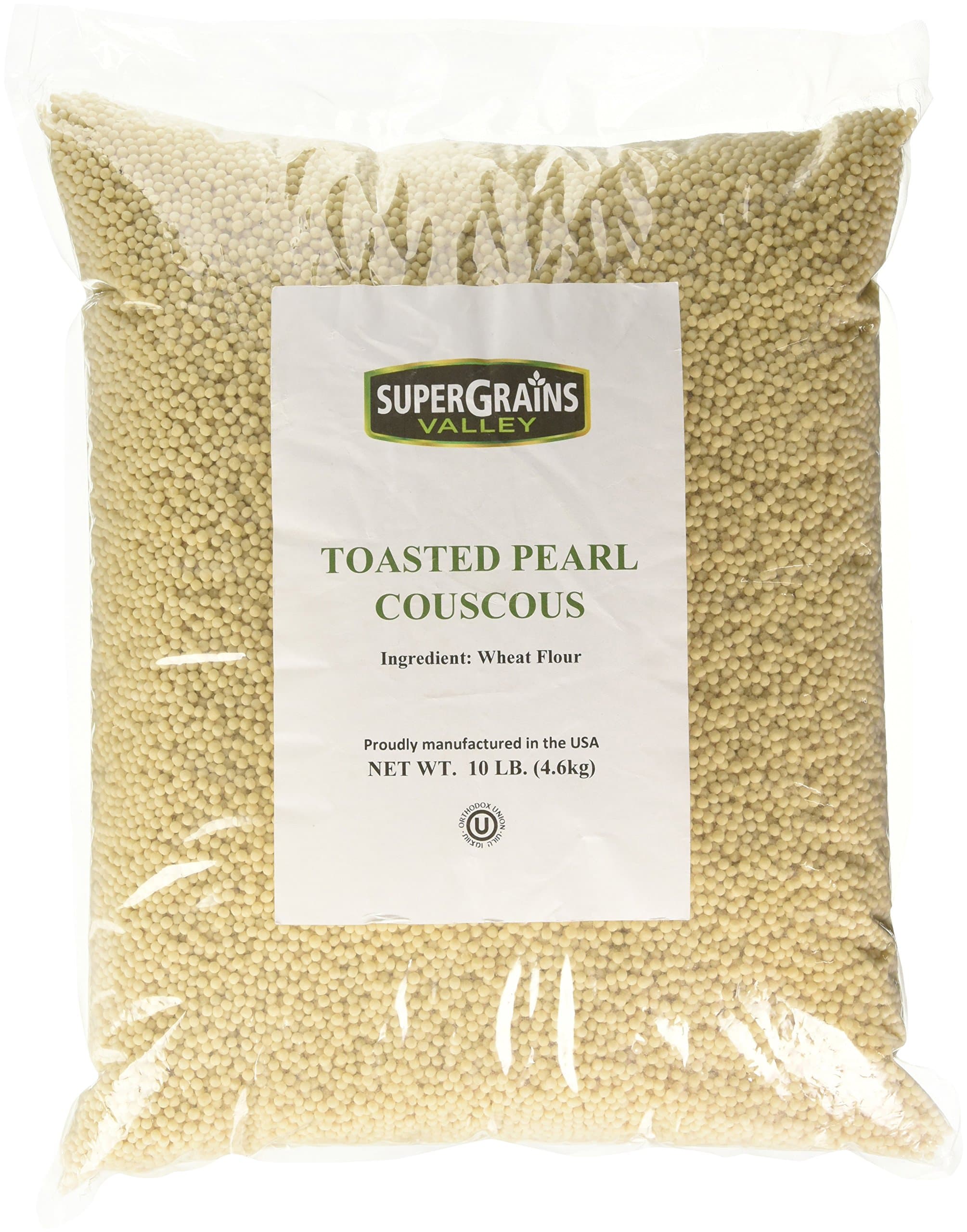 Toasted Pearl Couscous - 10lb Bag