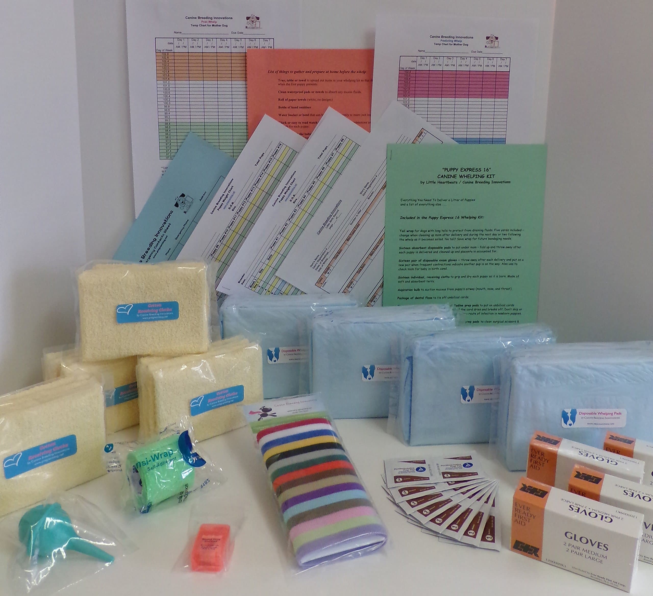 Puppy Express Whelping Kit for up to 16 for Puppies Dogs