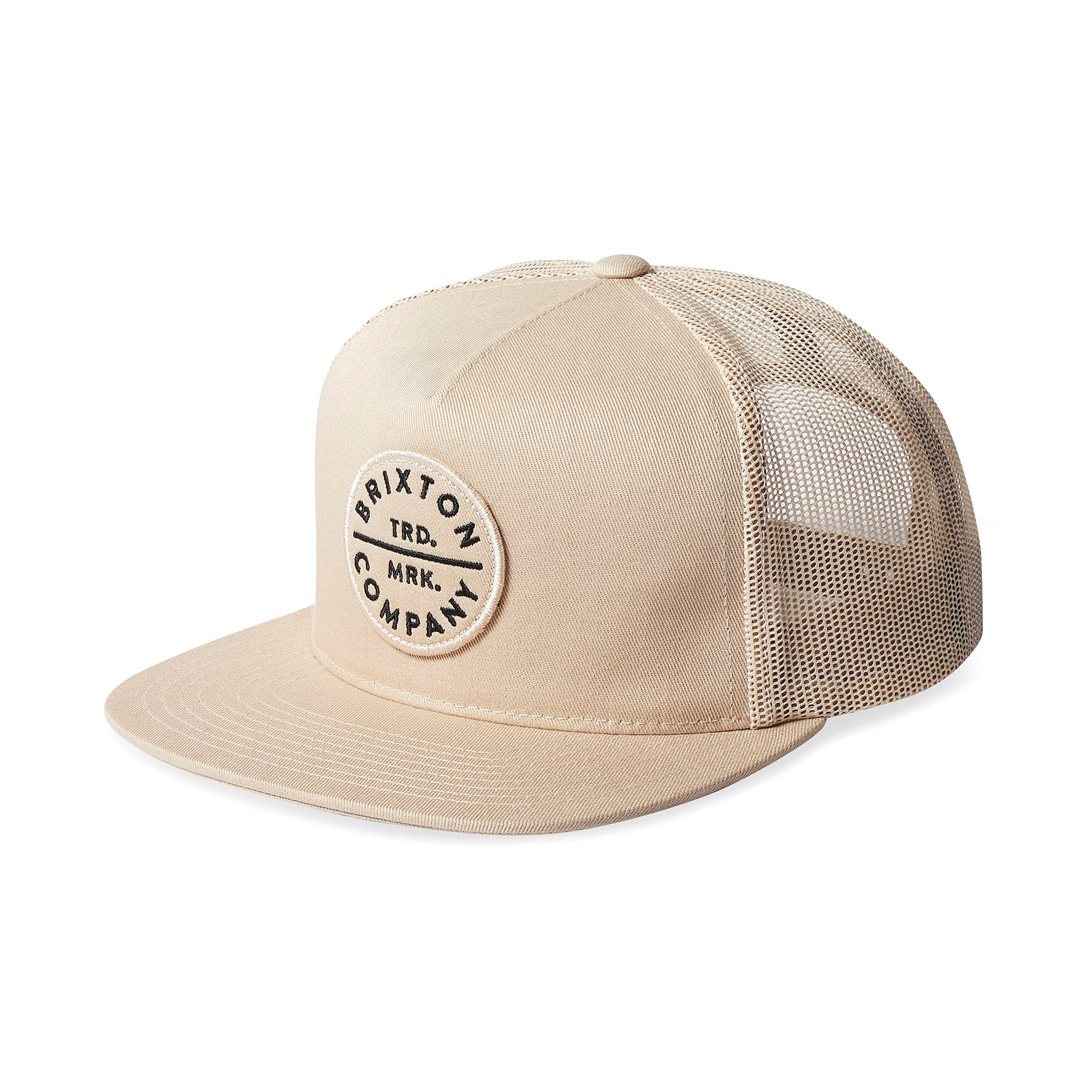 Brixton Unisex Pledge Mesh Hat Safari/Sand – with Adjustable Snapback