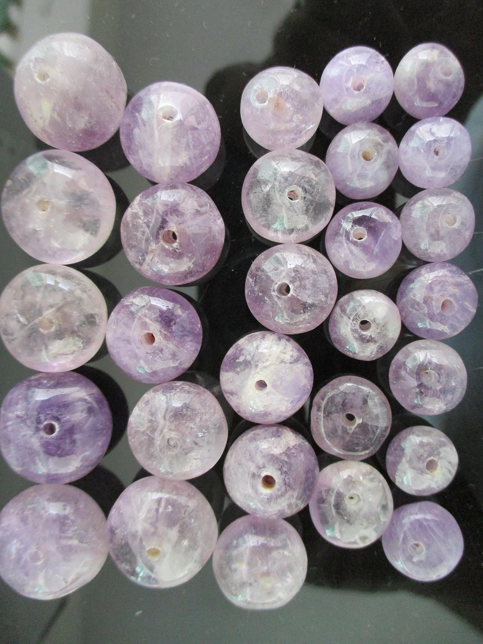 ,Amethys Rounde Beads Mix Gemstones Lot in Mixed Size