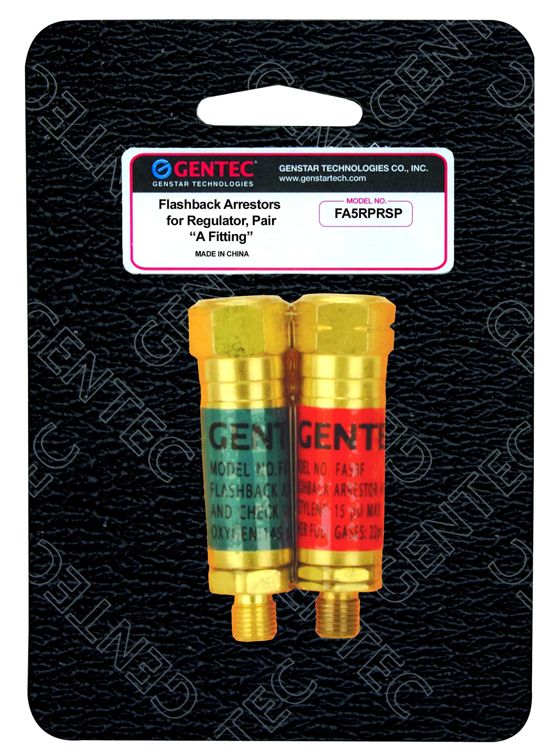 GENTEC FA5RPRSP Pair Flashback Arrestor