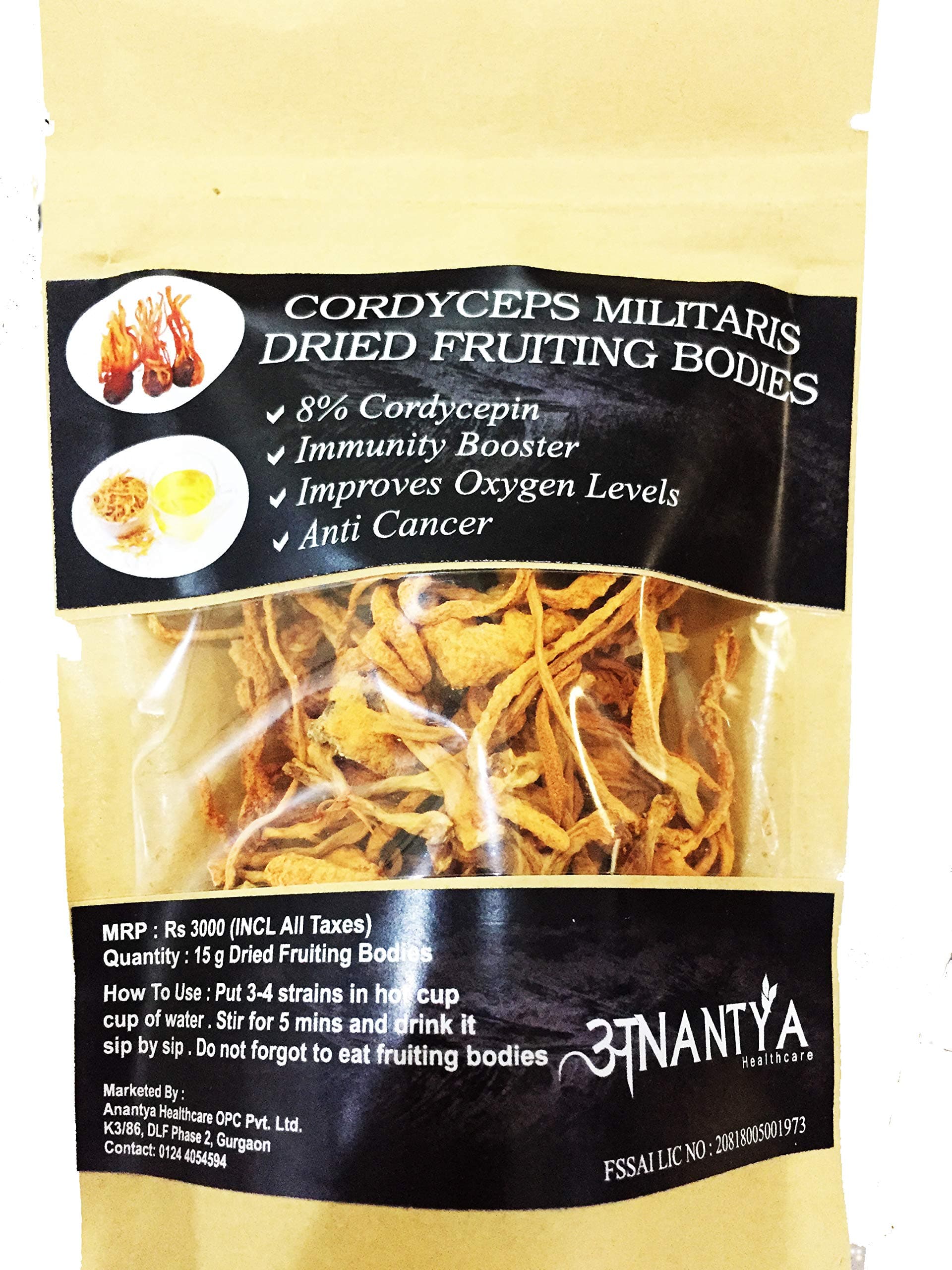 ANANTYA Cordyceps Militaris 15g