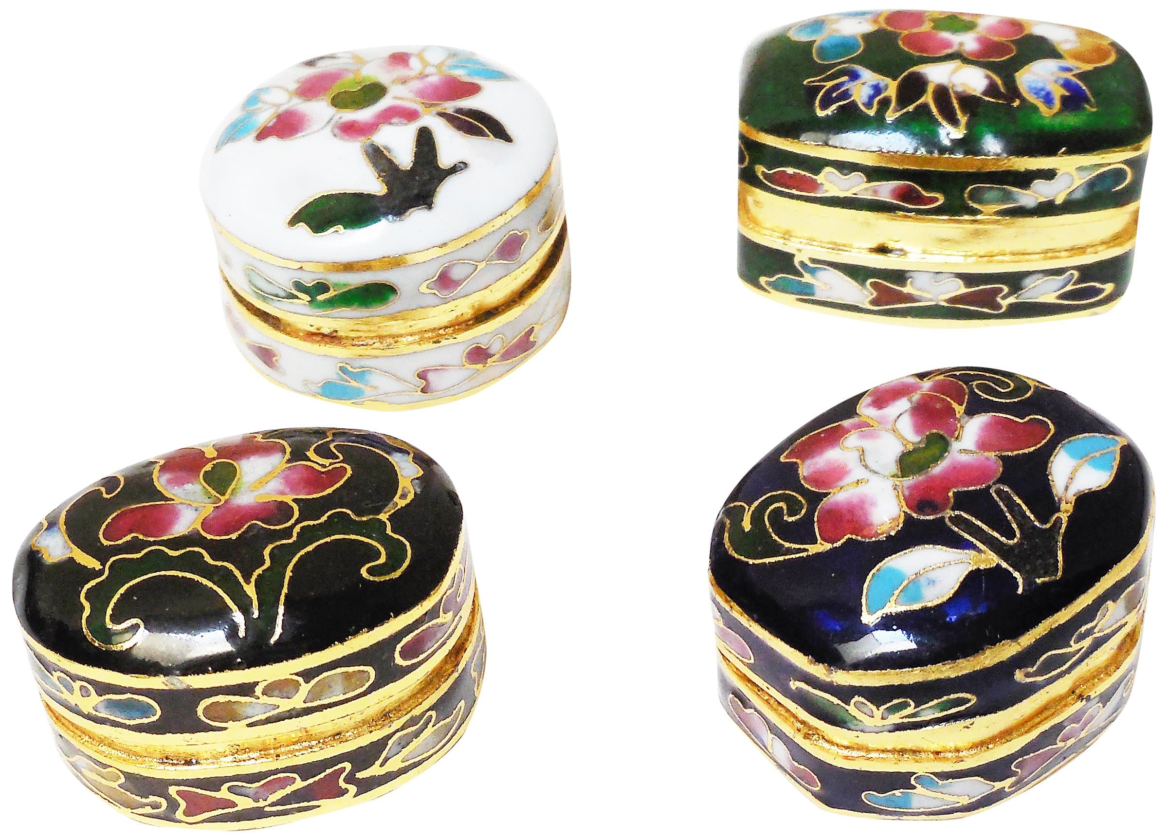 Museum Collections Cloisonne Pill Boxes
