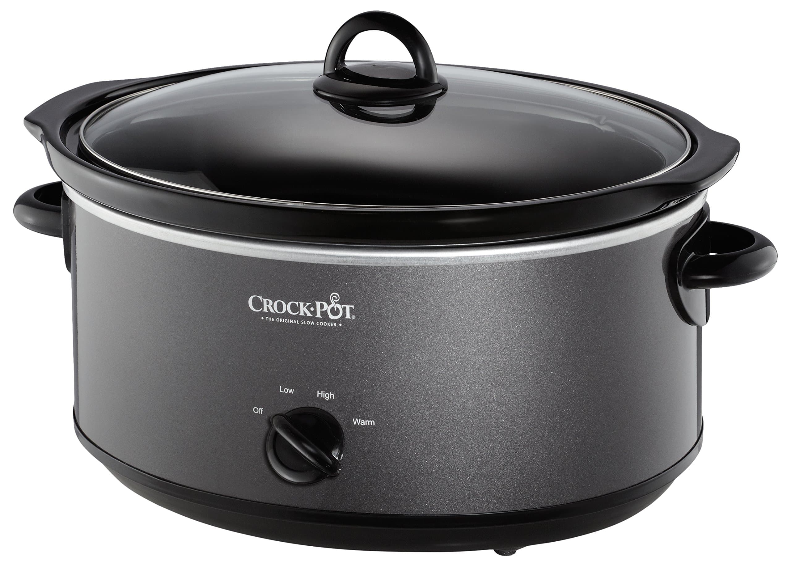 SCV700-CH-BR Slow Cooker, 7 quarts, Charcoal