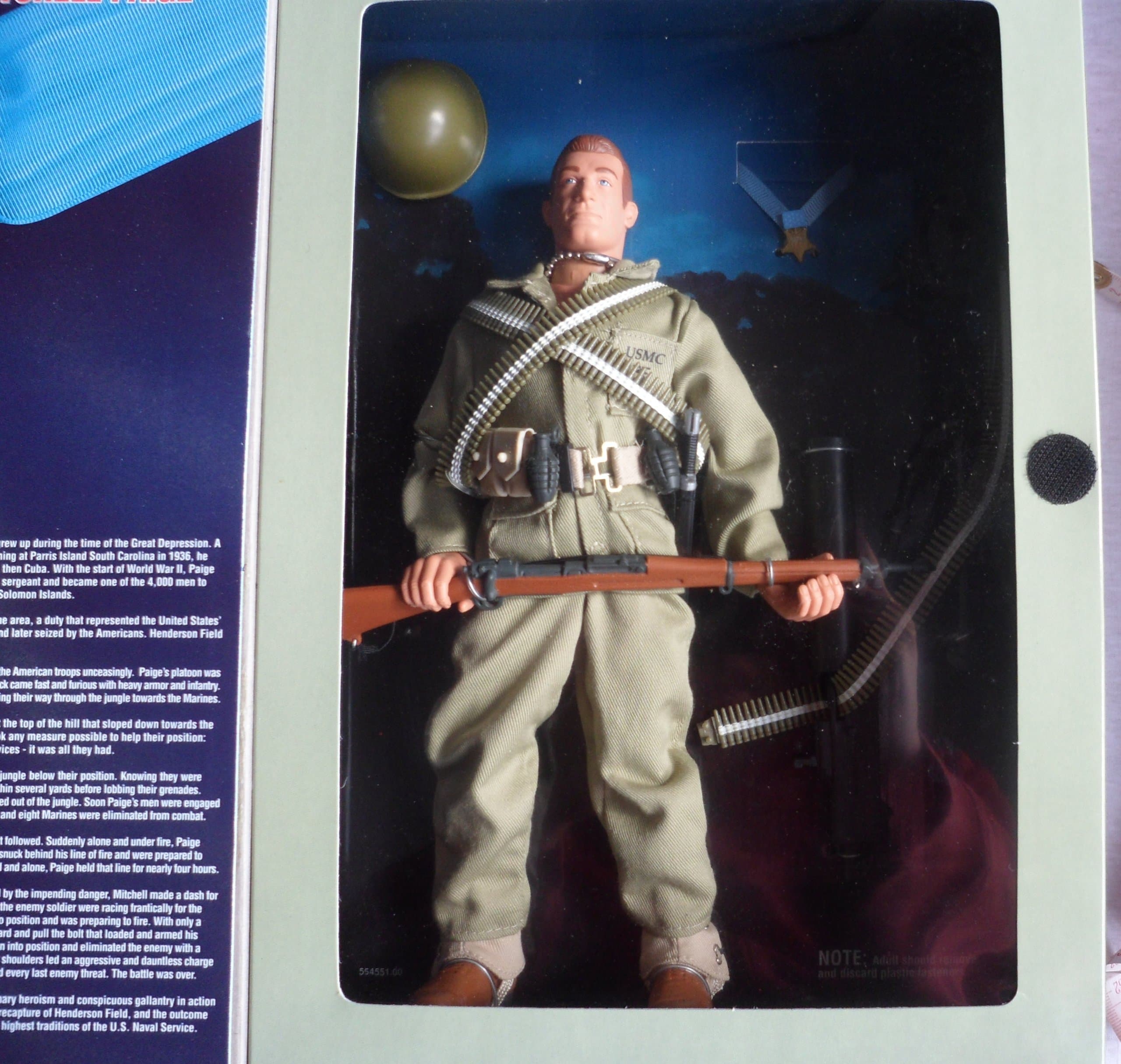 G.I Joe Classic Collection - Medal of Honor Recipient Mitchell Paige - World War 2 Limited Edition Forces Collection - Made by Kenner in 1998