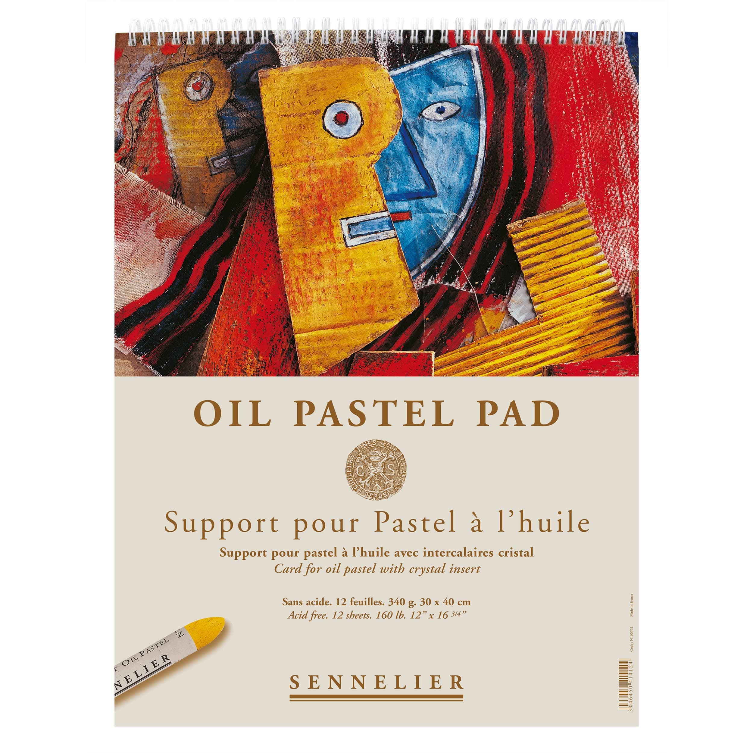 Oil Pastel Card Pad 11.75X15.75