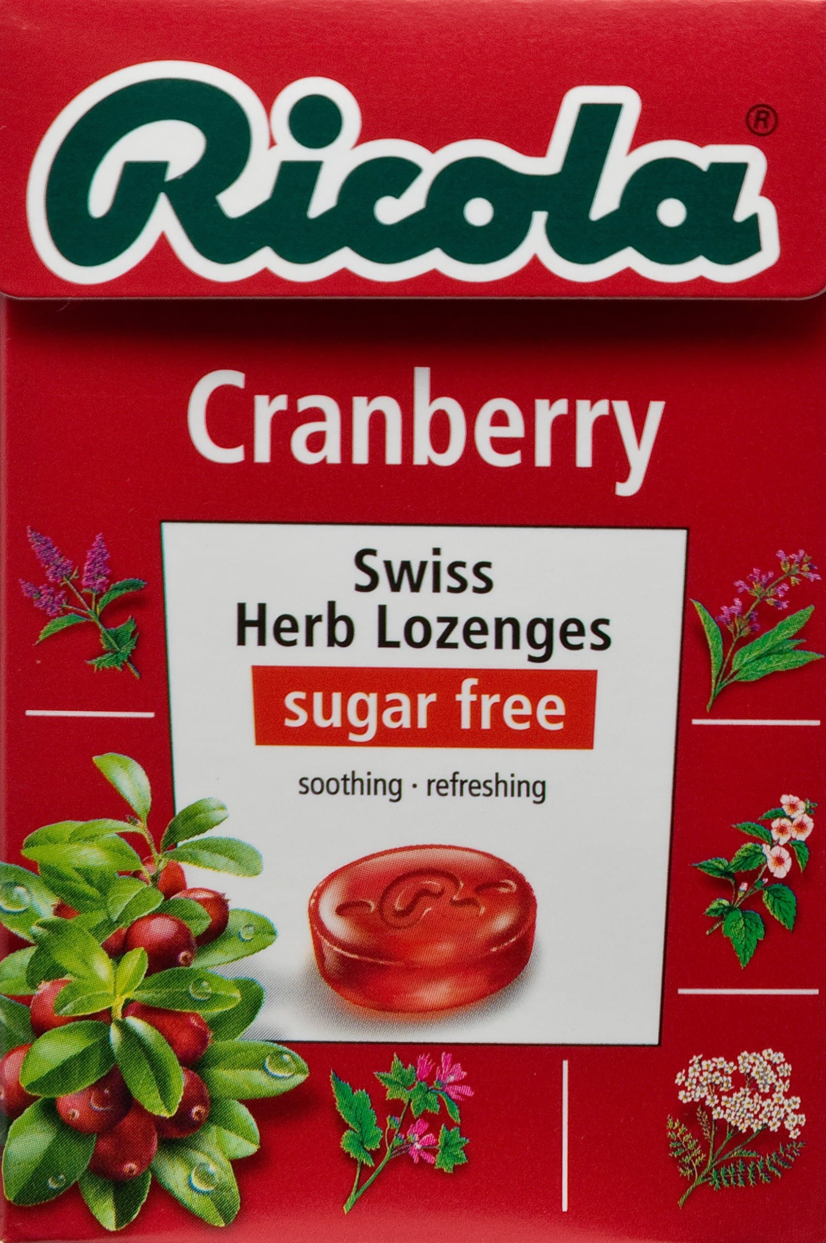 Swiss Herb Lozenges - Cranberry Sugar Free