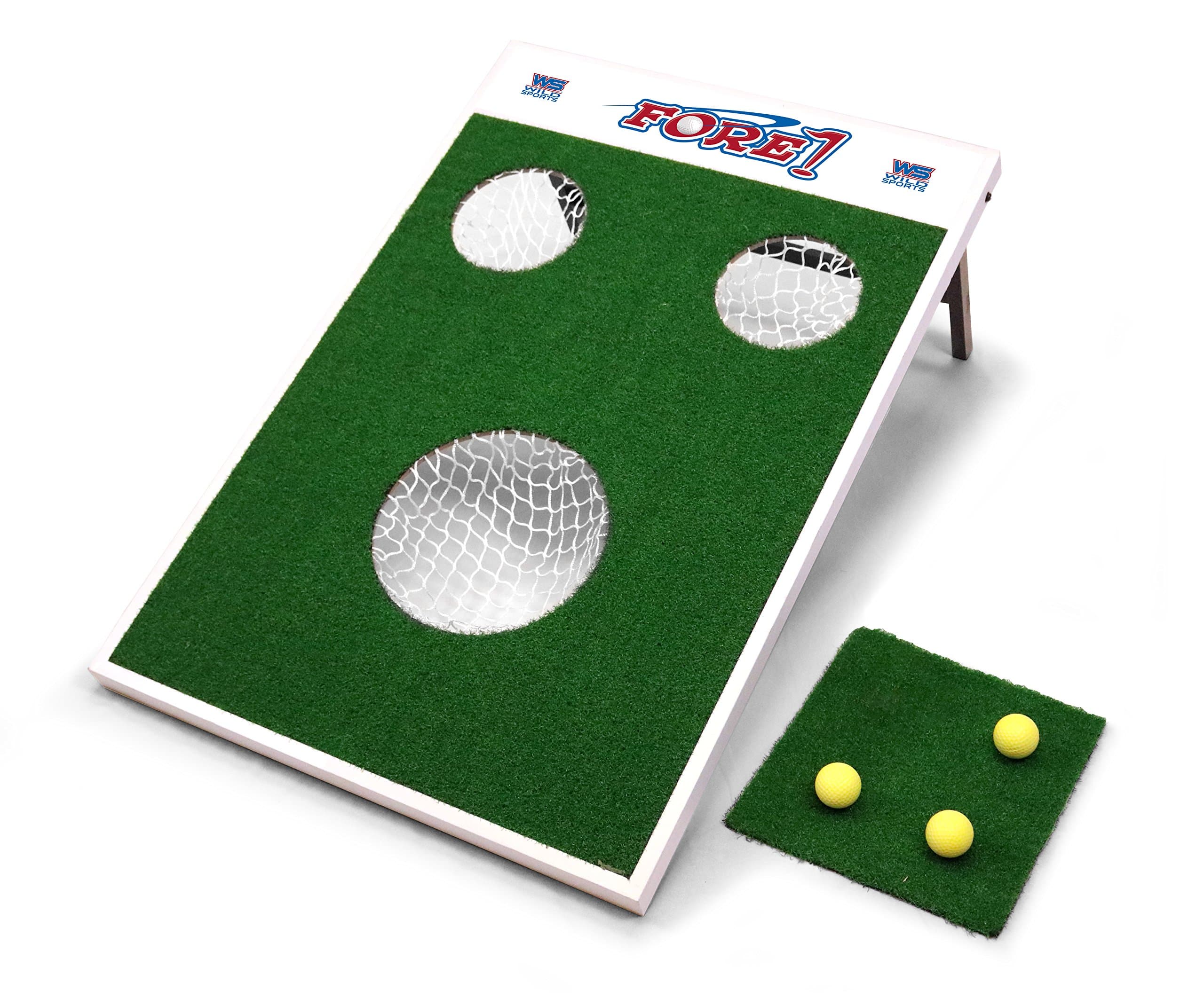 Wild Sports FORE-1 Fore! Golf Chip Game, Green