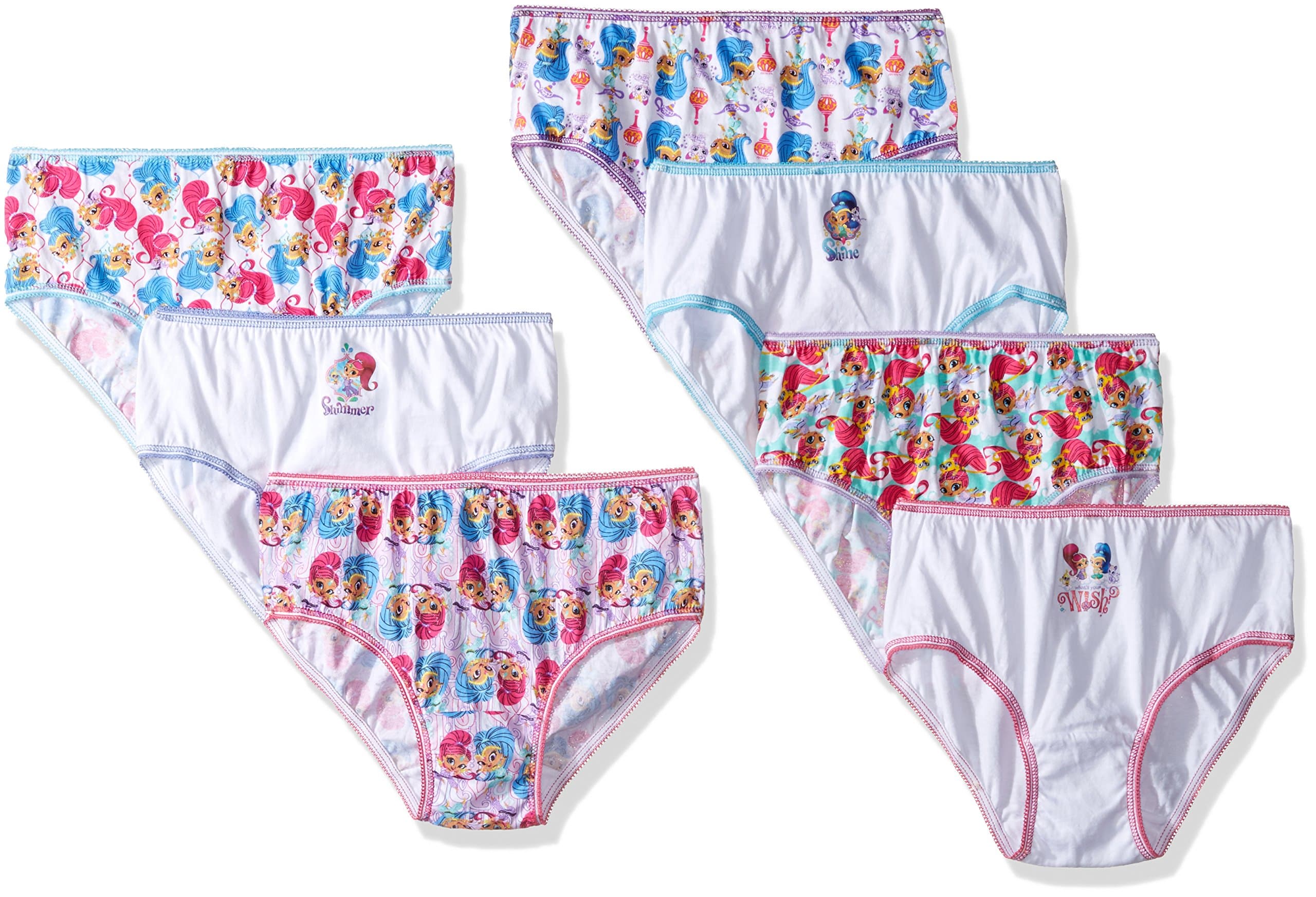 girls Shimmer and Shine 7pkPanties