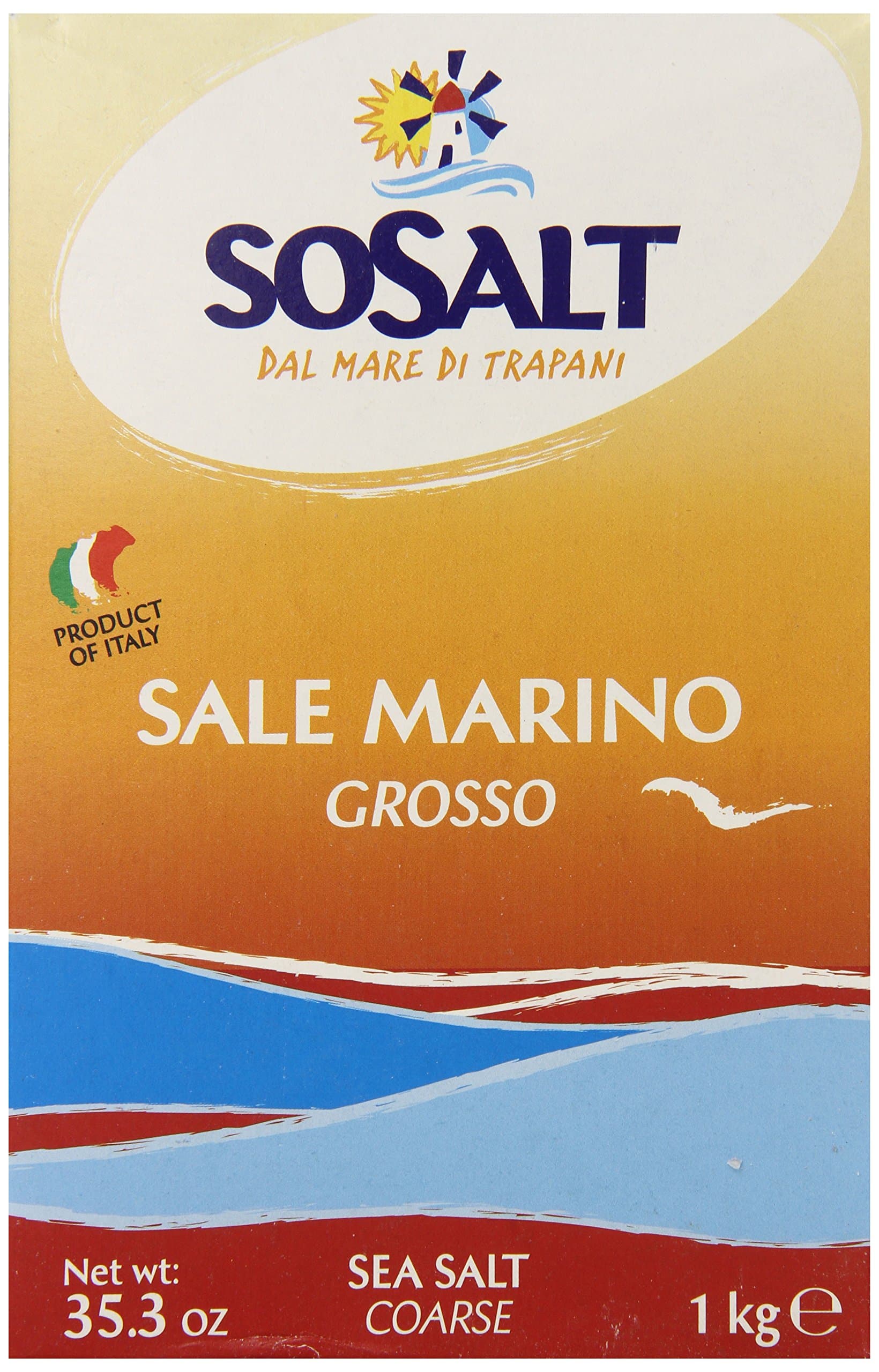 Sosalt Sicilian Seasalt, Coarse, 2.2 Pound (Pack of 12)
