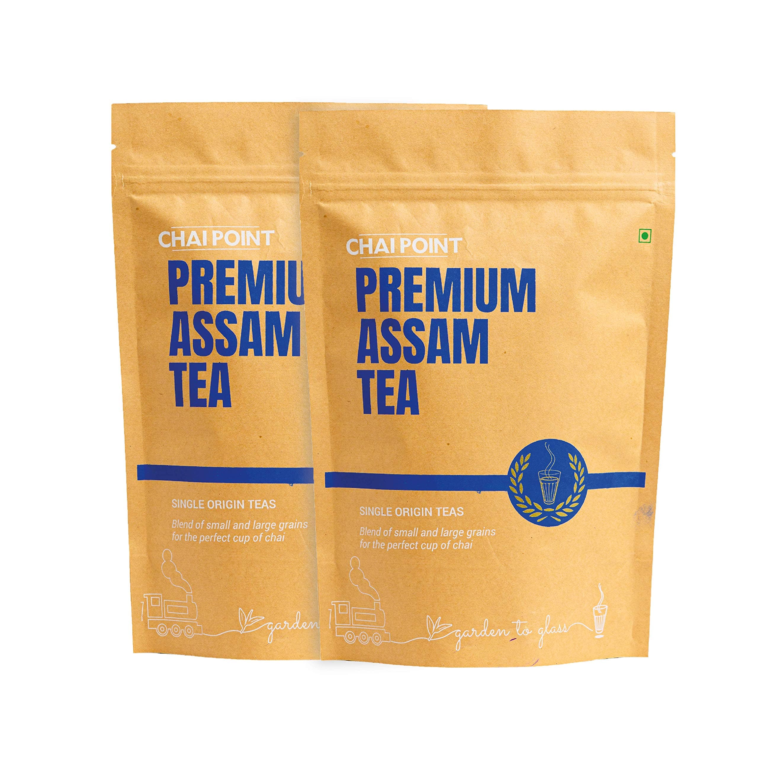 Chai Point Premium Assam Tea - 400g (Pack of 2) | Single-Origin Black Tea | Vacuum Packed for Freshness | Premium Chai Patti | Loose Leaf Chai