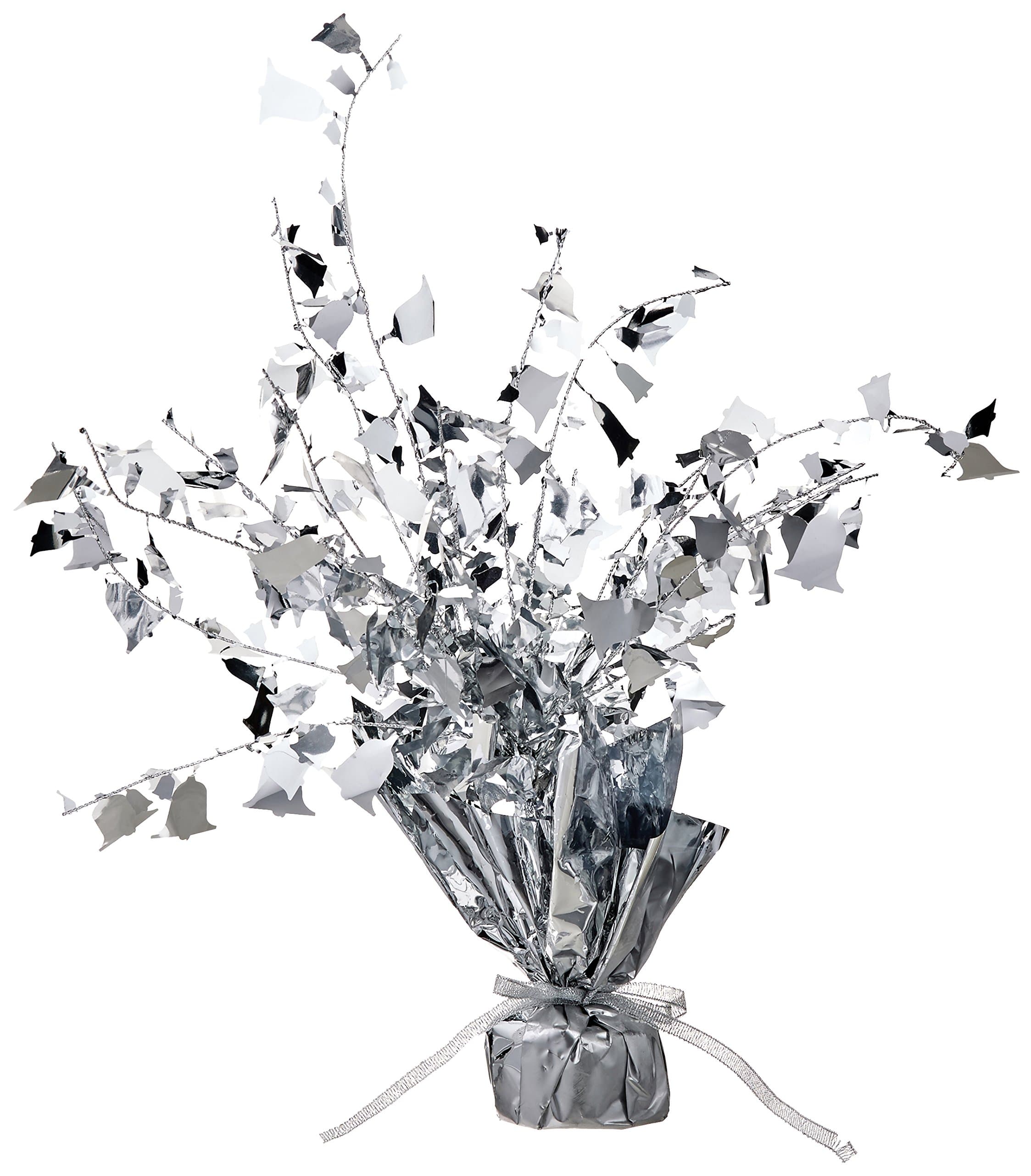 Anniversary Gleam 'N Burst Centerpiece (silver) Party Accessory (1 count) (1/Pkg)