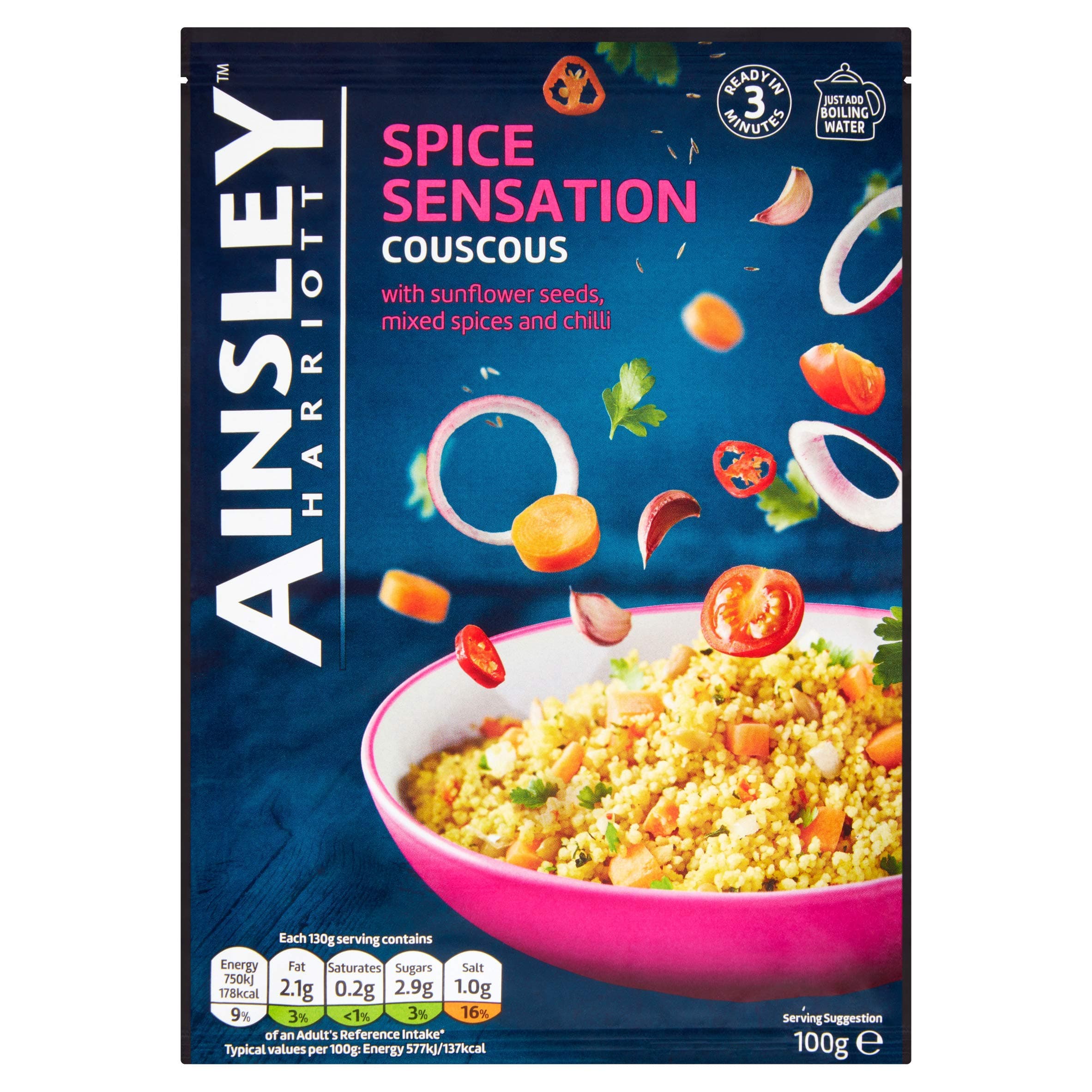 Ainsley Harriott Spice Sensation Couscous, 100 g, Pack of 12