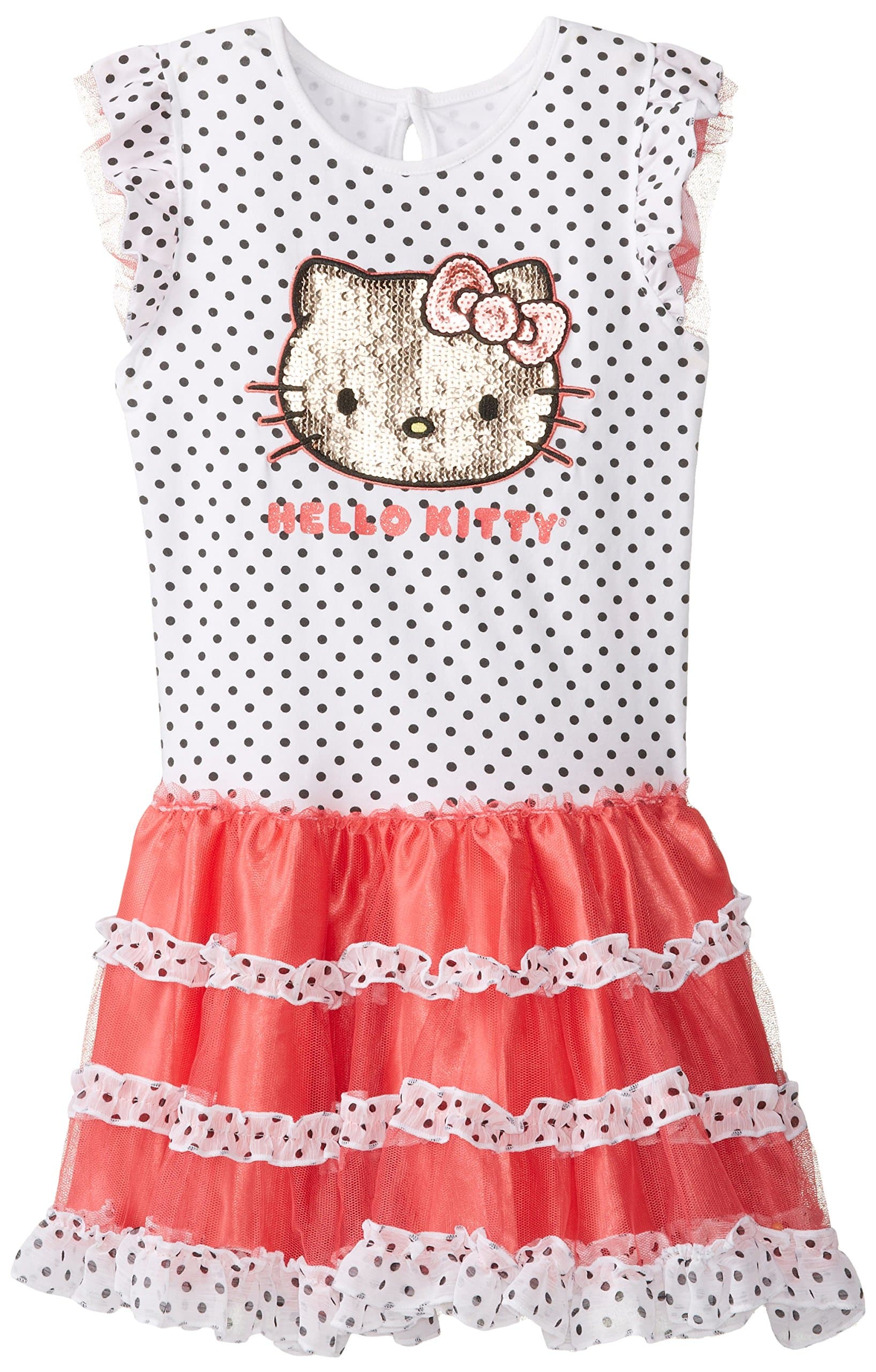 Hello Kitty Girls' Polka Dot Tutu Dress