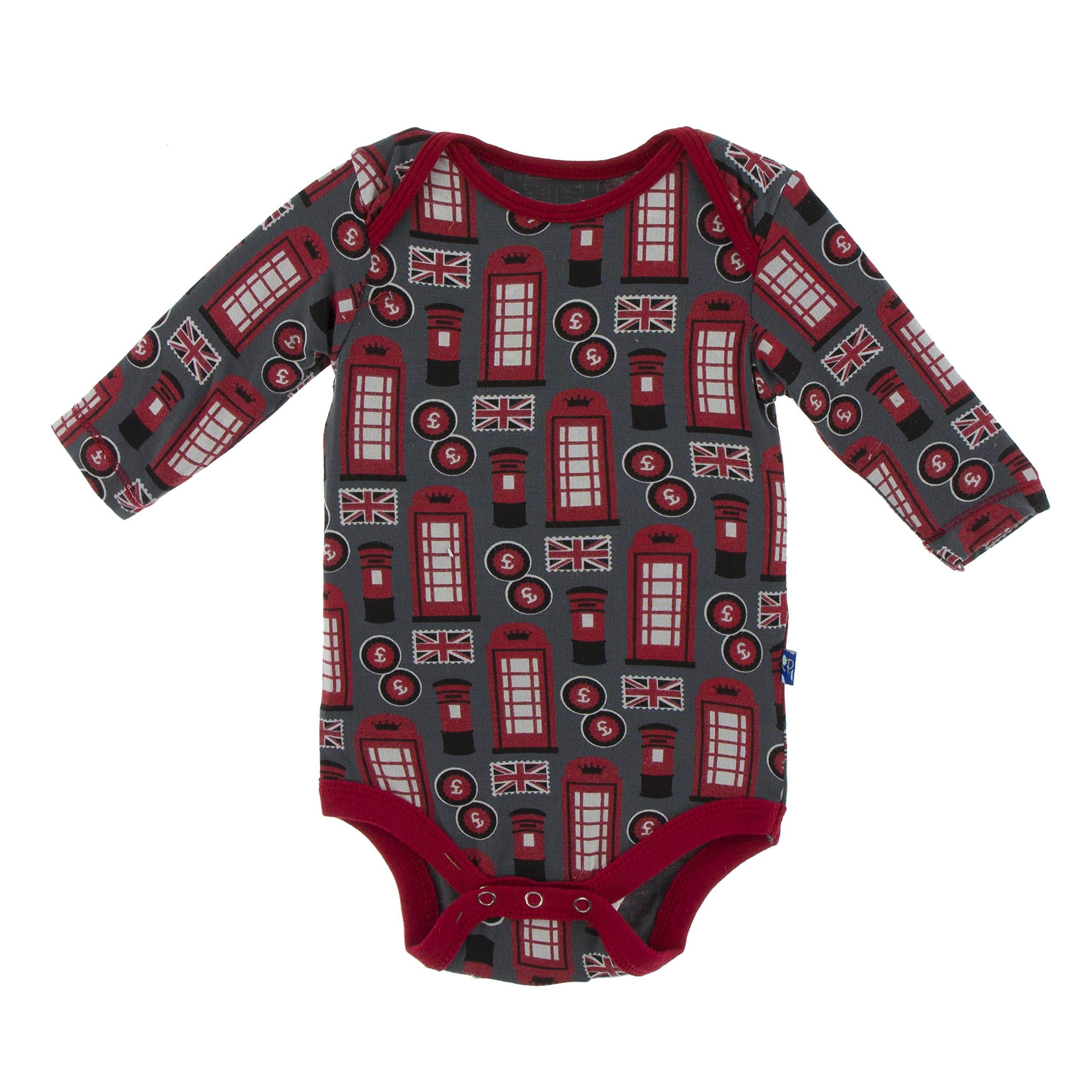KicKee Pants Little Boys Print Long Sleeve One Piece